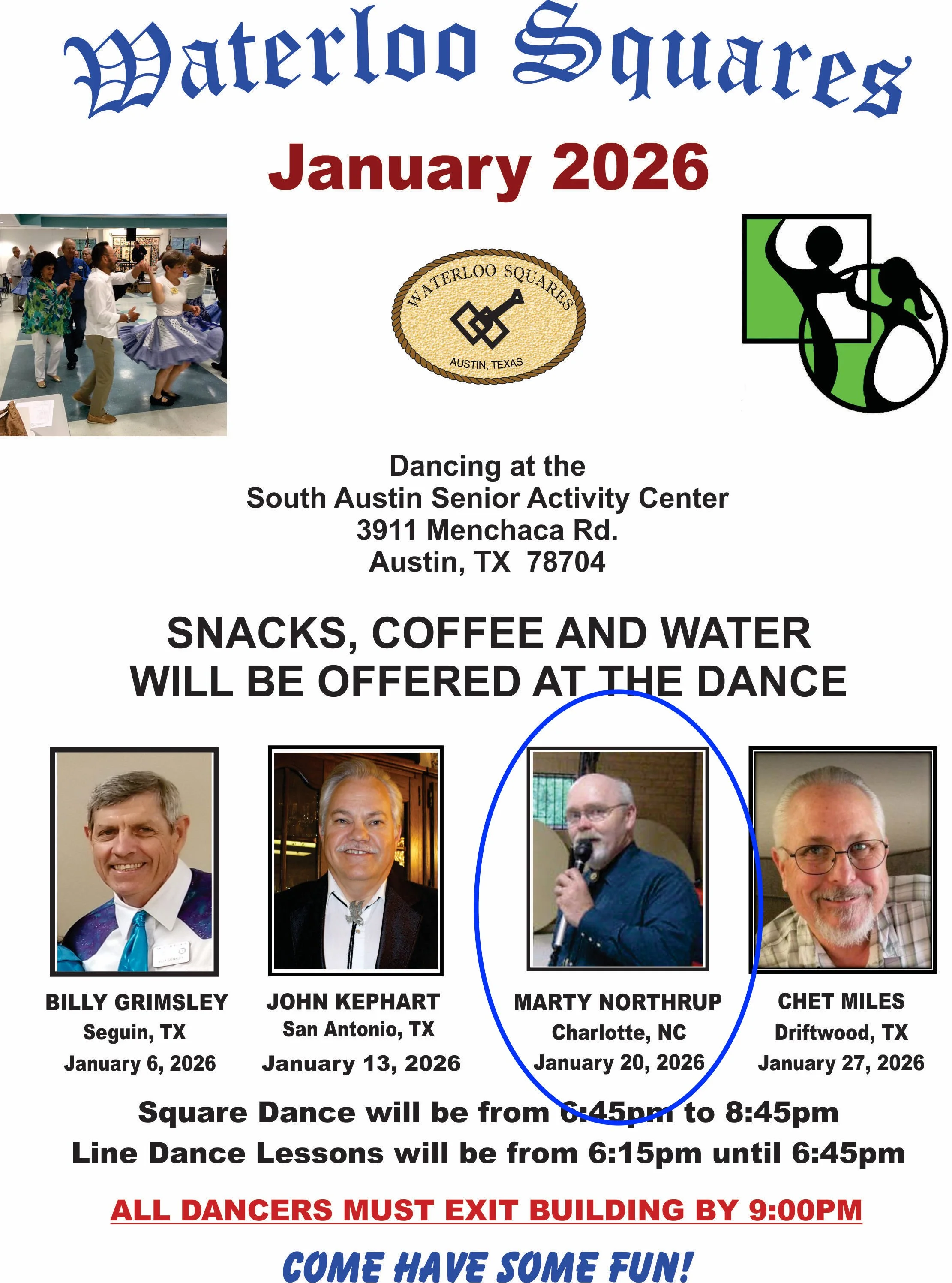 Marty Northrup Calls for Waterloos