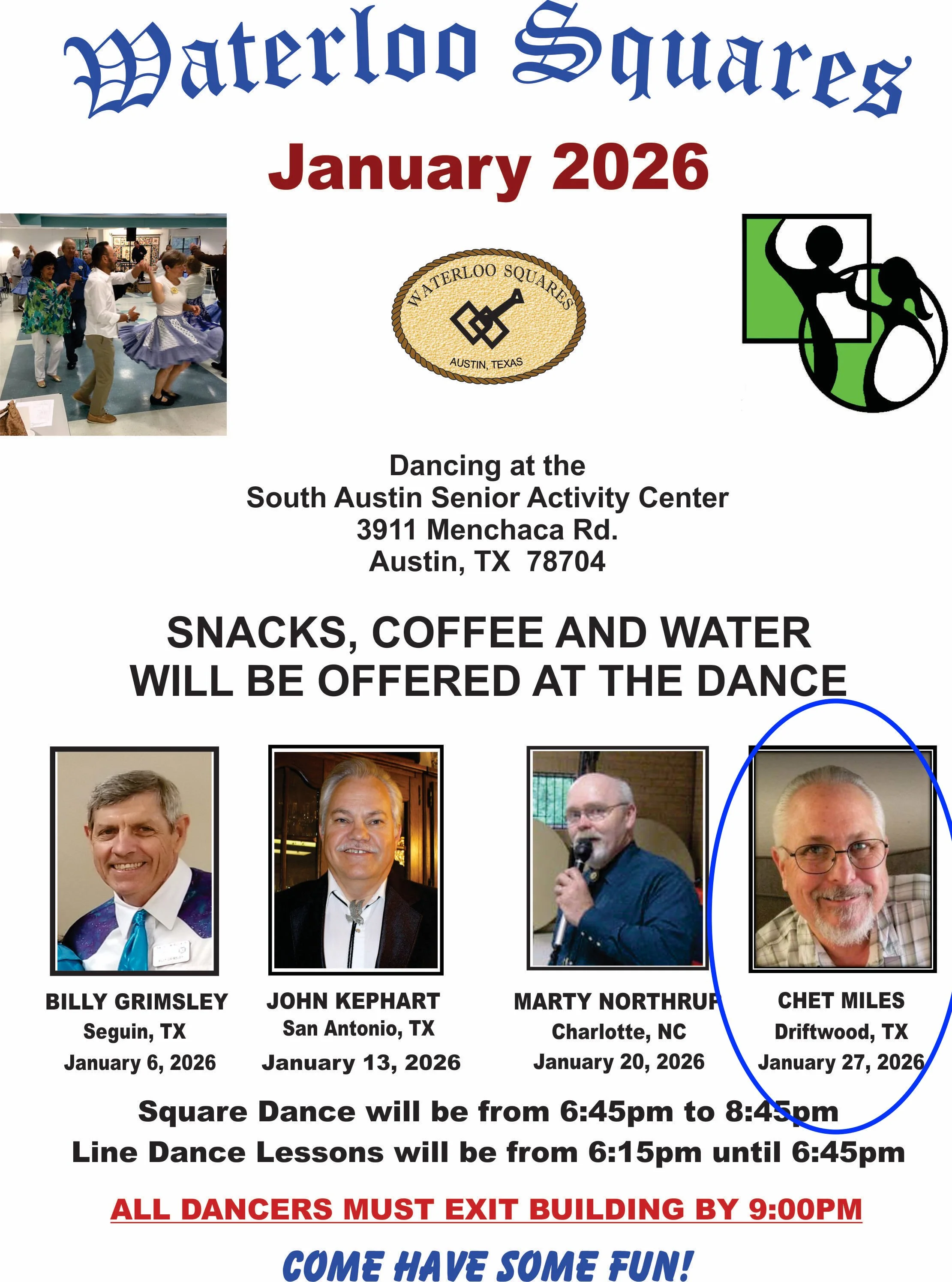 Waterloos welcomes Chet Miles