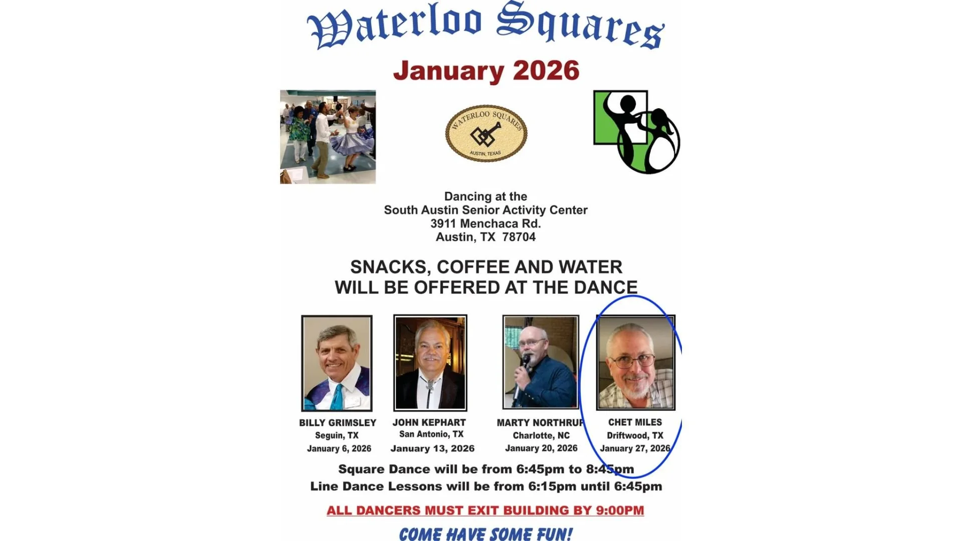 Waterloos welcomes Chet Miles