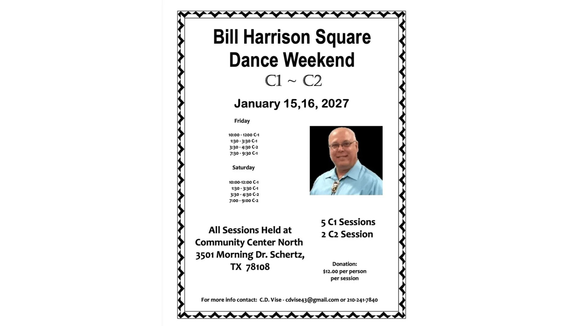 Bill Harrison Challenge Square Dance Weekend
