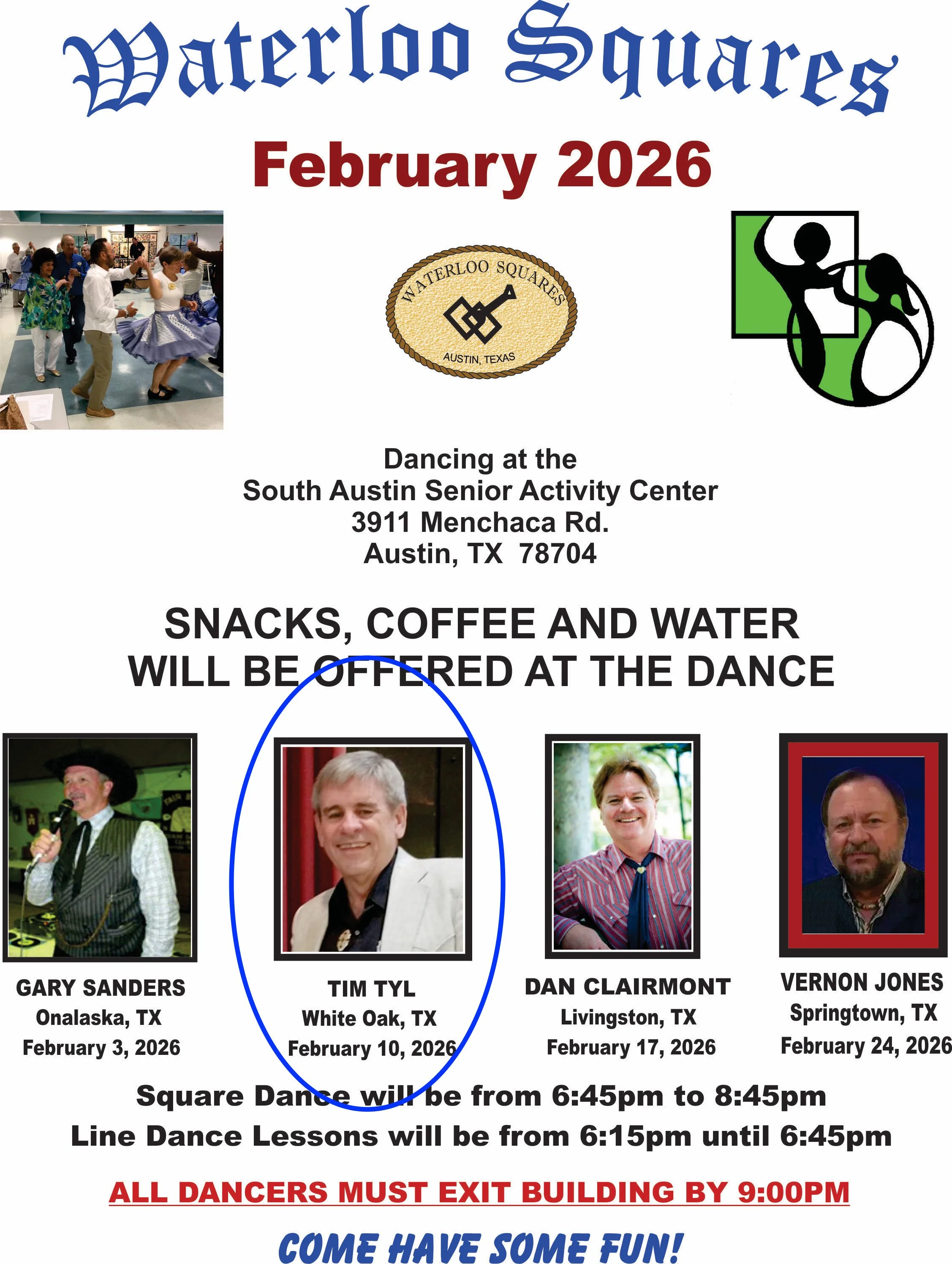 Tim Tyl Calls for Waterloos Squares