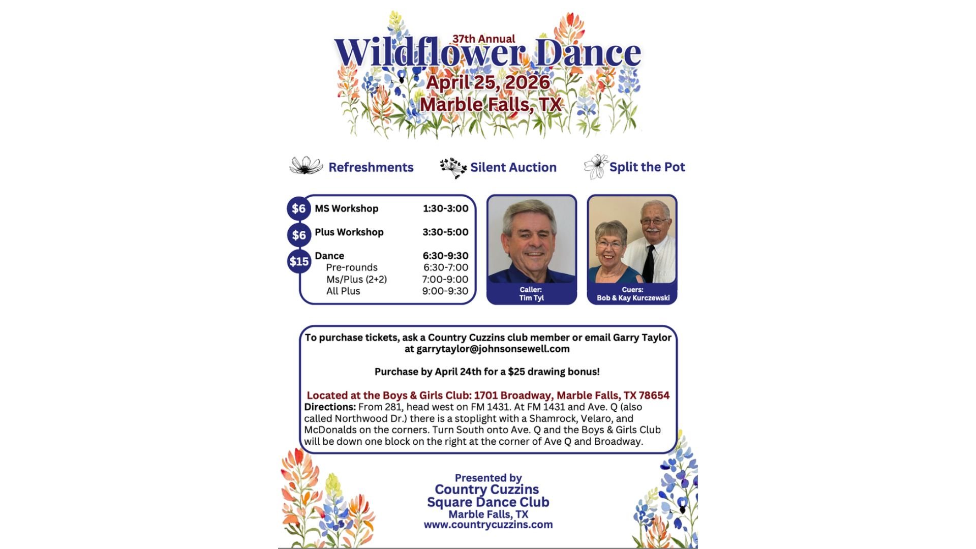 37th Annual Wildflower Dance