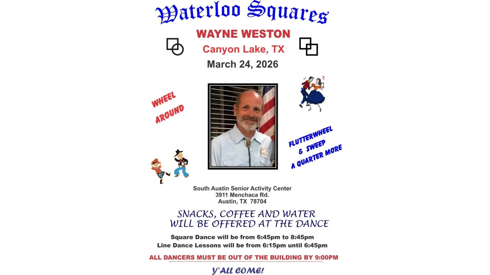 Wayne Weston Calls for Waterloos