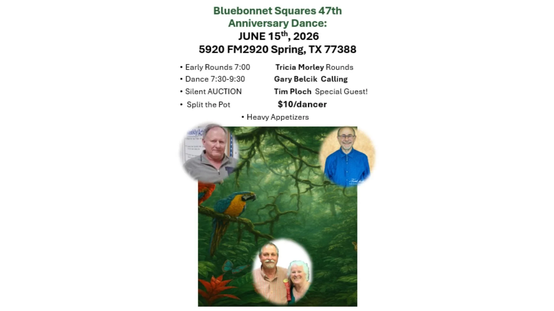 Bluebonnet Squares 47th Anniversary Dance