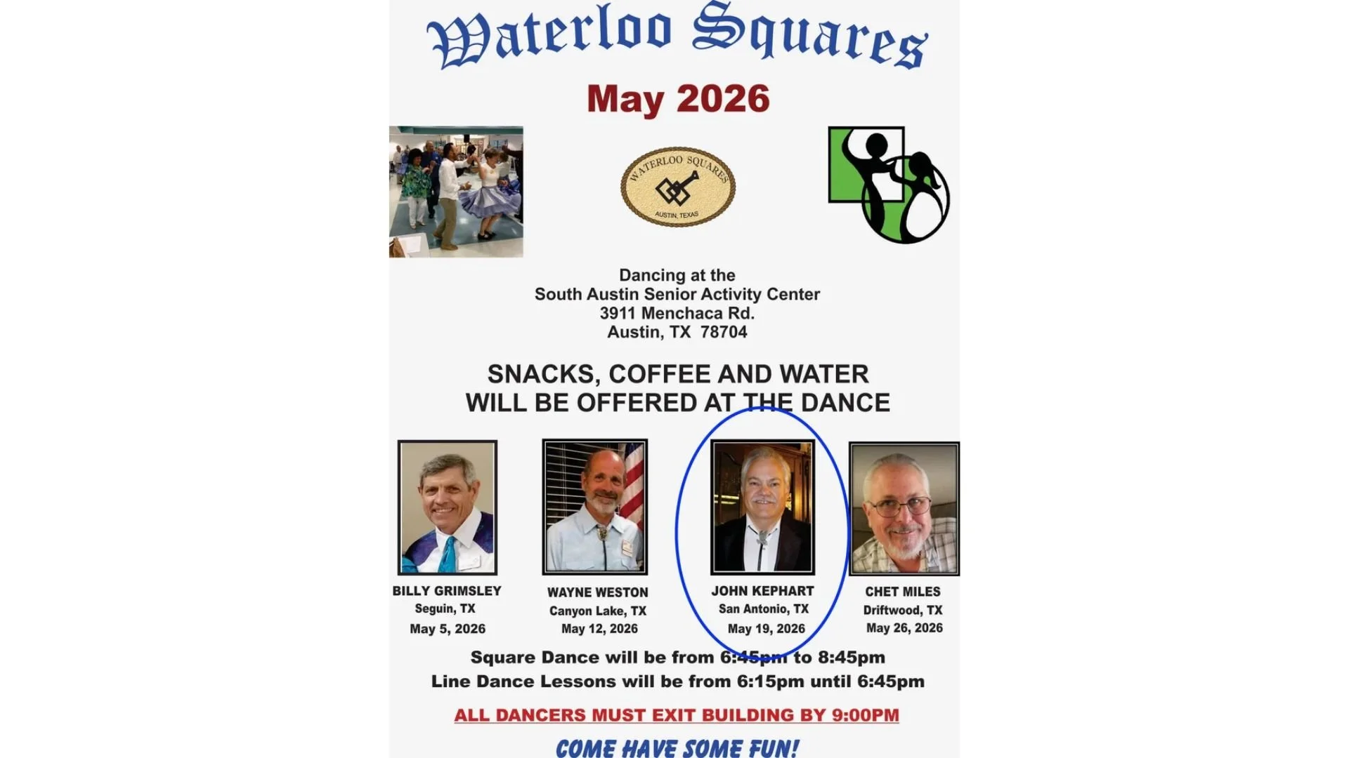 Join Waterloos in welcoming John Kephart