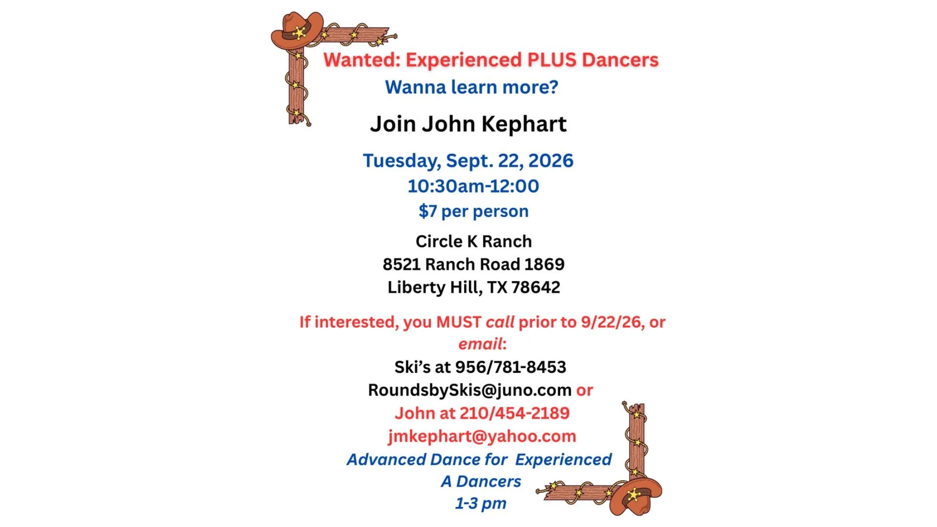 A-Level Square Dance Lessons by John Kephart