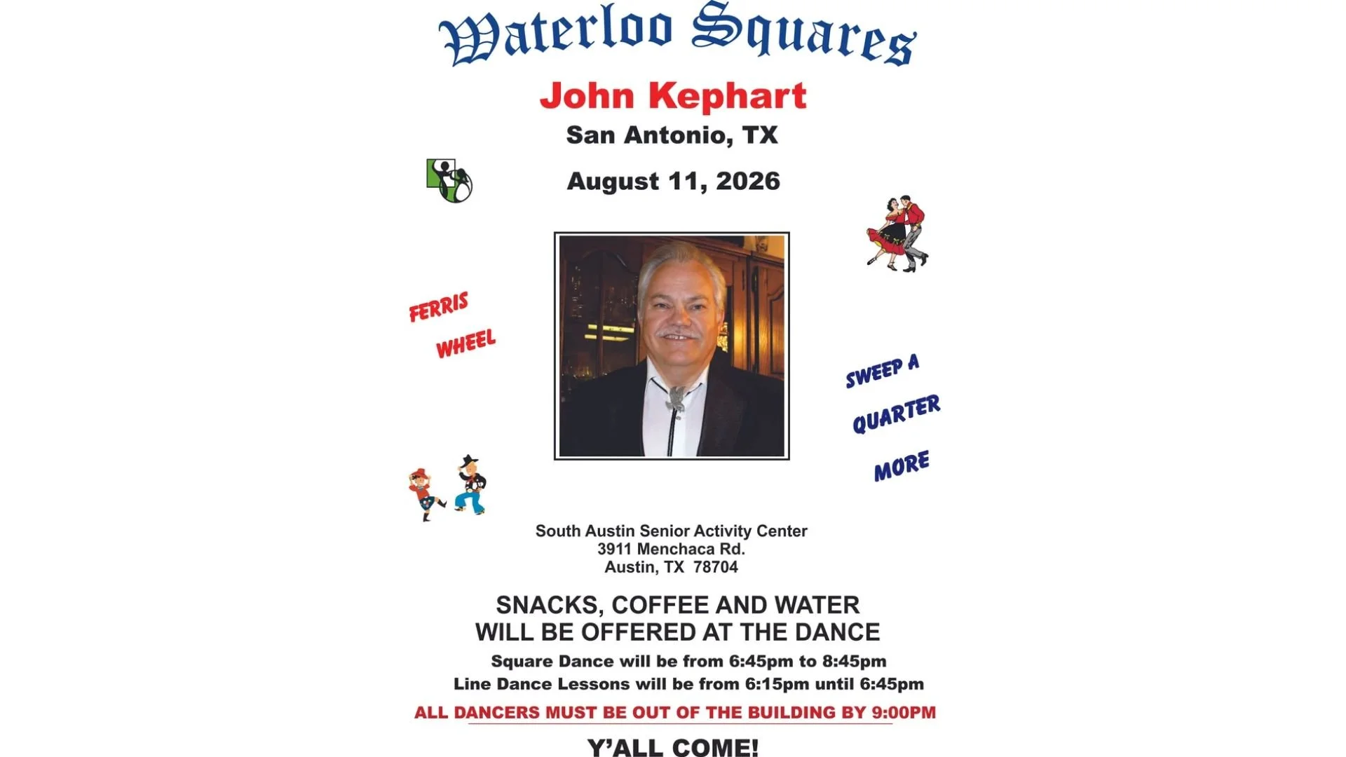 Waterloos welcome John Kephart