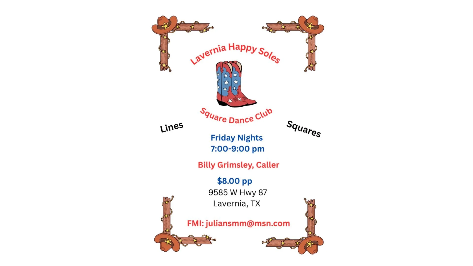 Lavernia Happy Soles Dance Every Friday