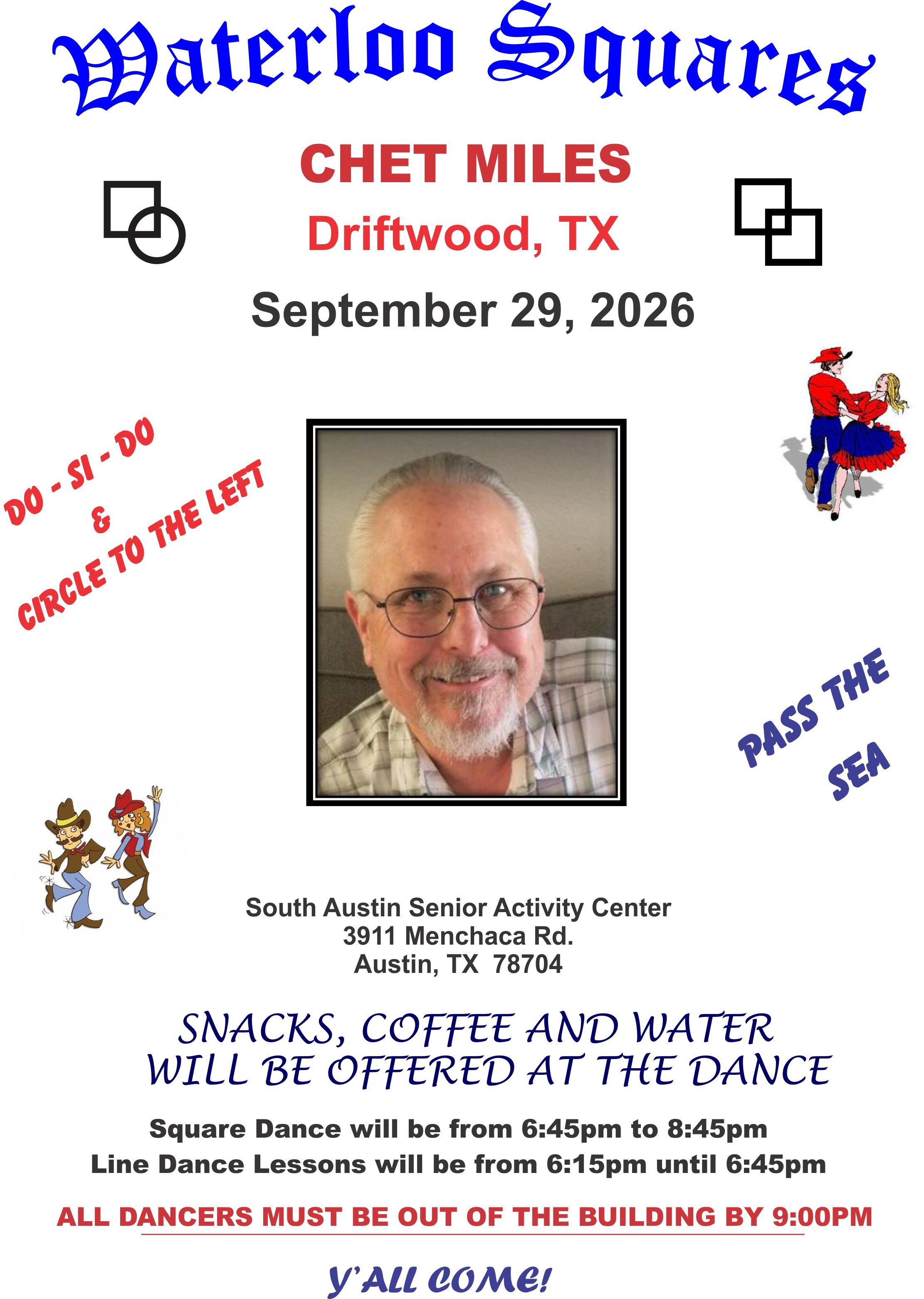 Chet Miles Calls for Waterloos