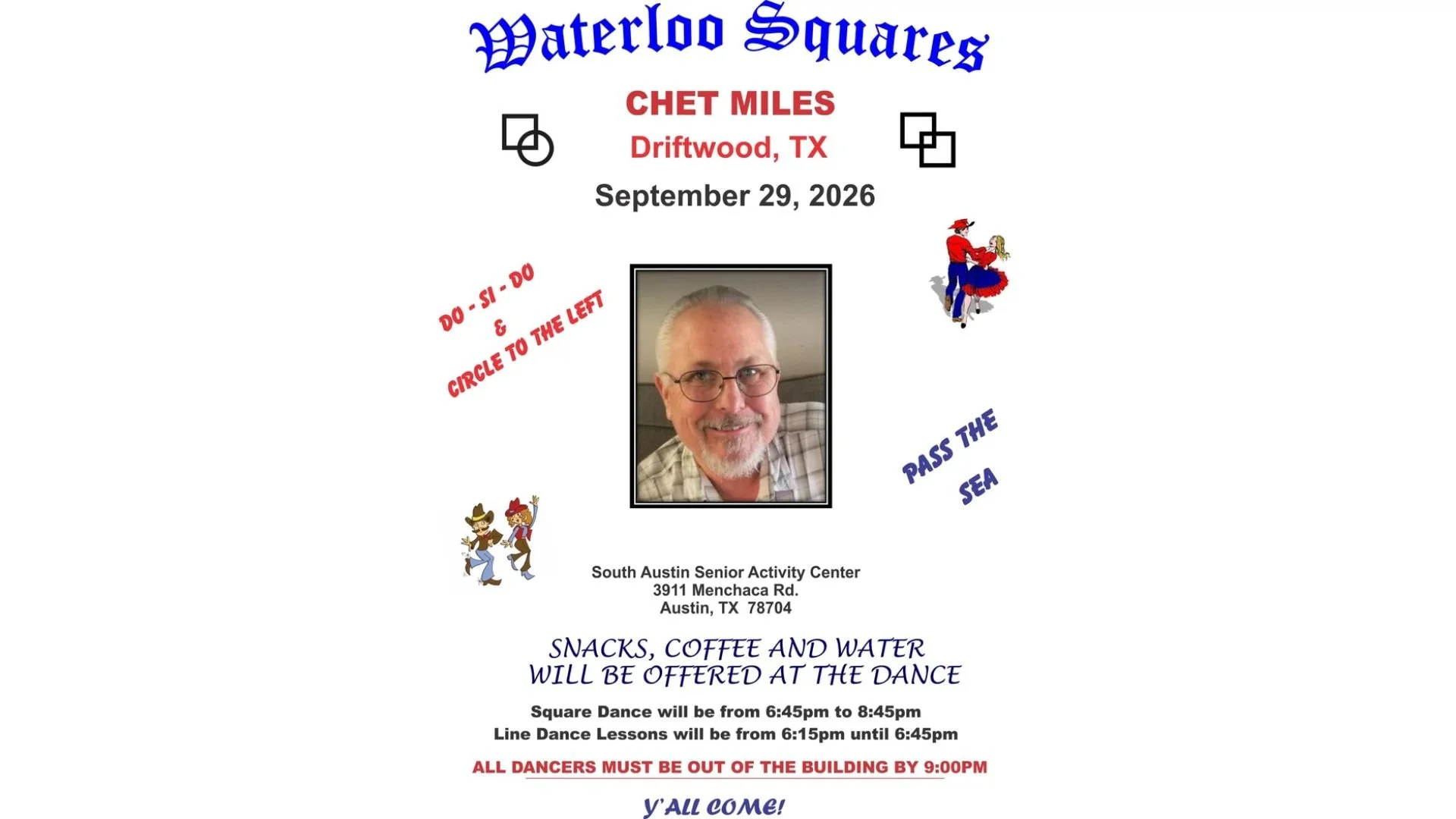 Chet Miles Calls for Waterloos