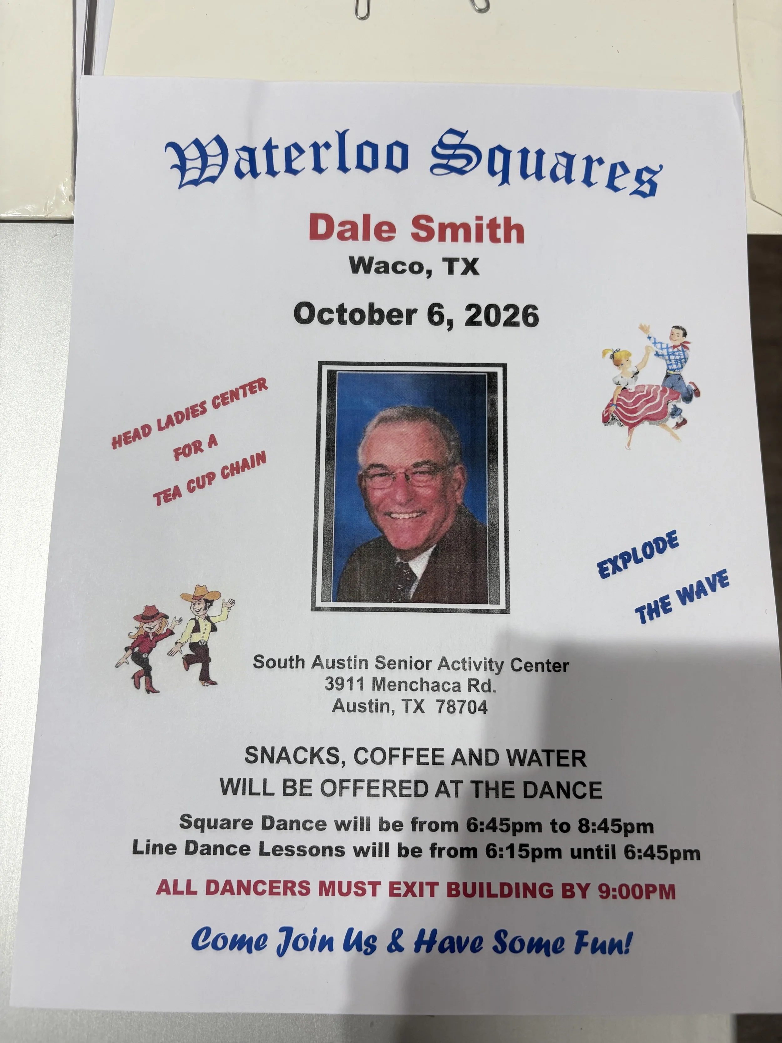 Dale Smith Calls for Waterloos