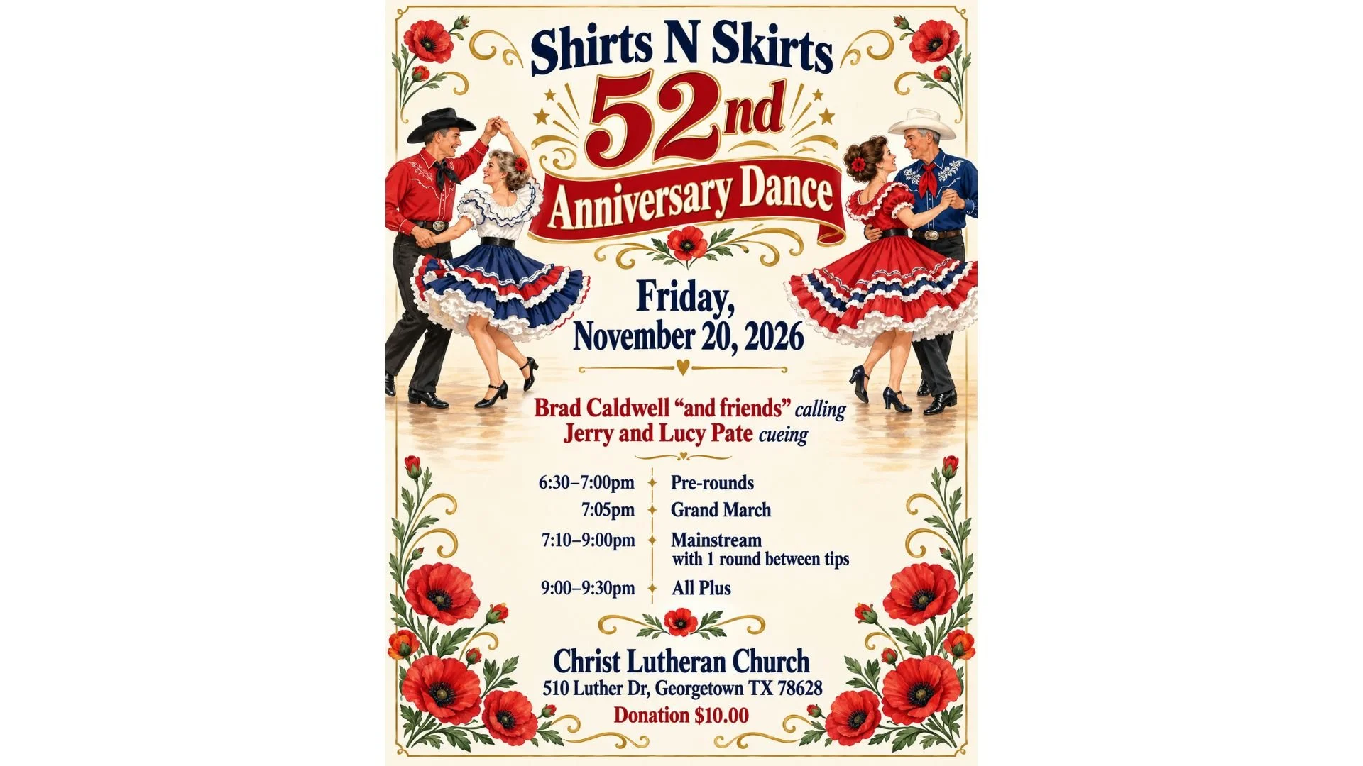 Shirts 'n' Skirts 52nd Anniversary Dance