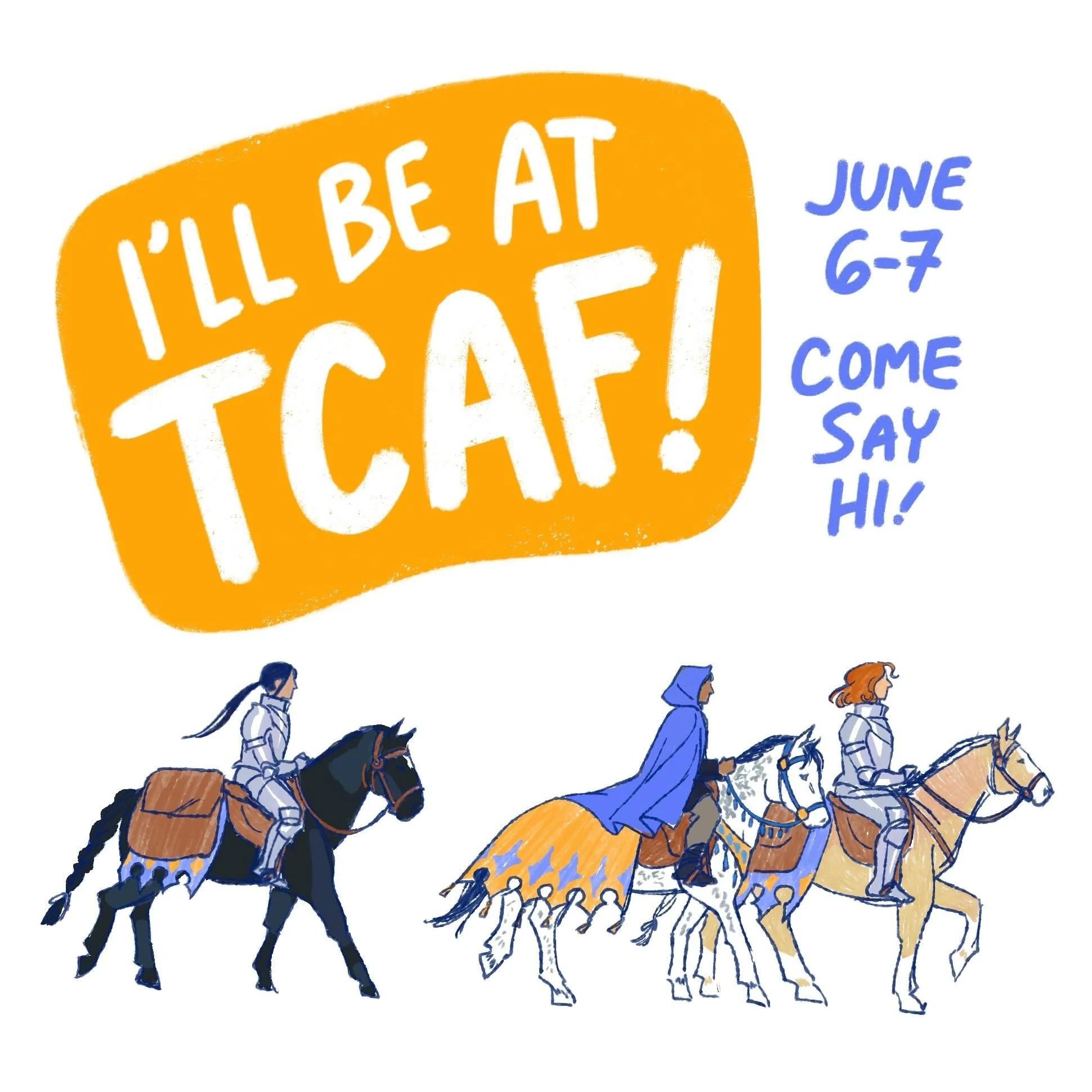 I'll be tabling at TCAF next weekend with @abysmera! I've been going to TCAF for 10+ years, but this will be my first time as an exhibitor, so I'm really looking forward to it. :-)