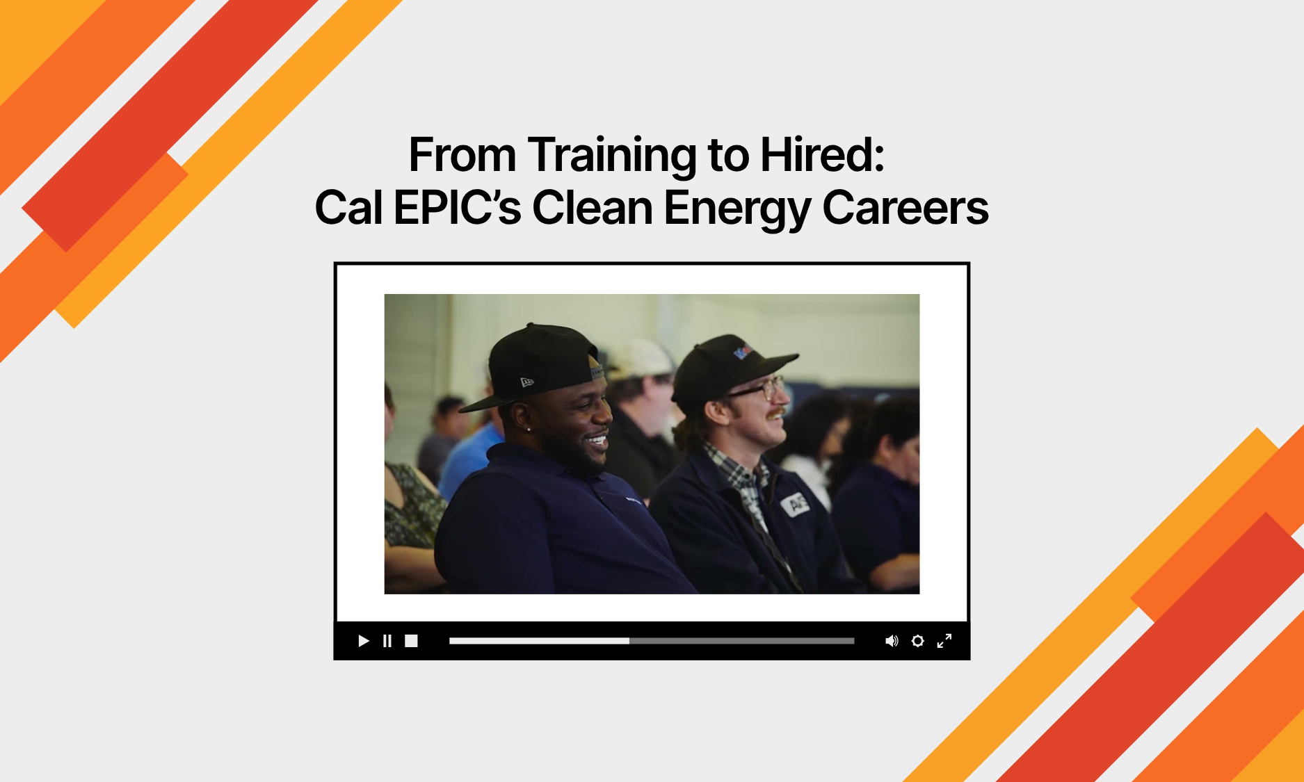 Cal EPIC Opens Doors to Economic Mobility in Clean Energy