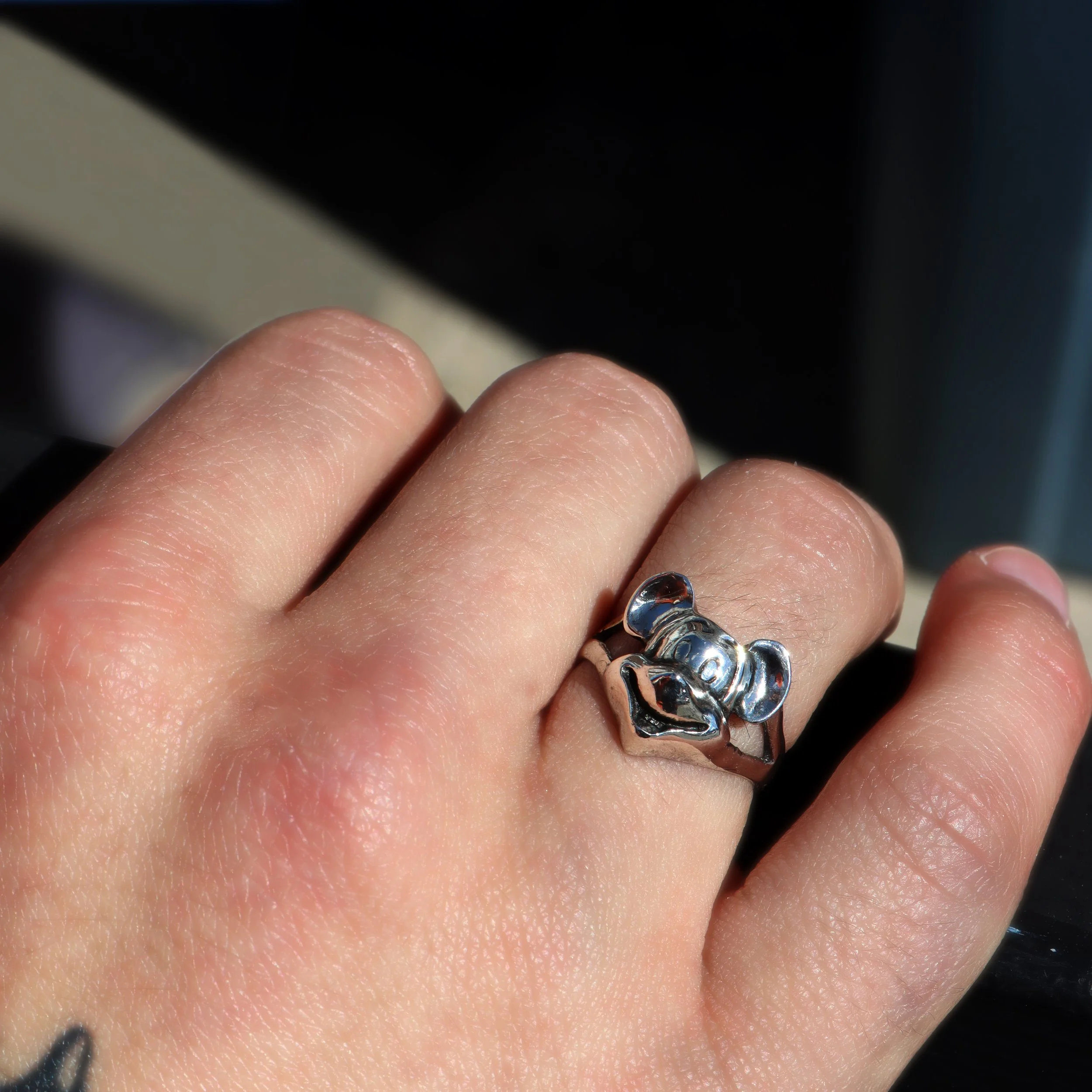 Mickey Mouse Ring — Sunday Silver