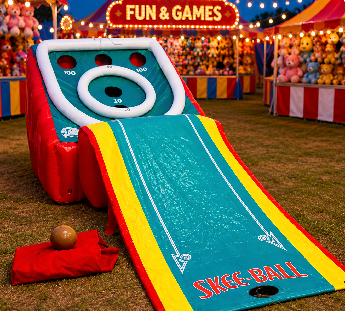 Skee Ball Inflatable Game