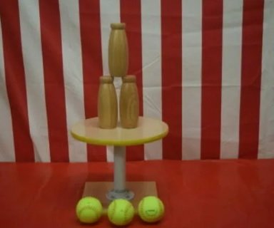 Wooden Knock Down Bottles