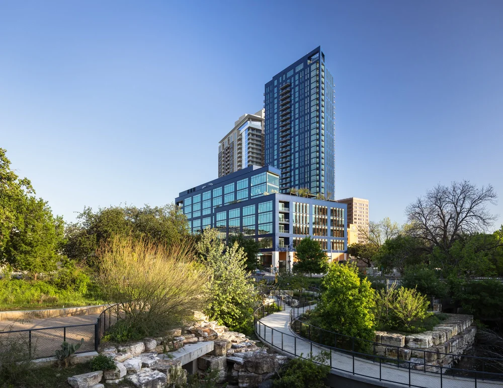 View of Symphony Square Austin, TX — R2L Architects