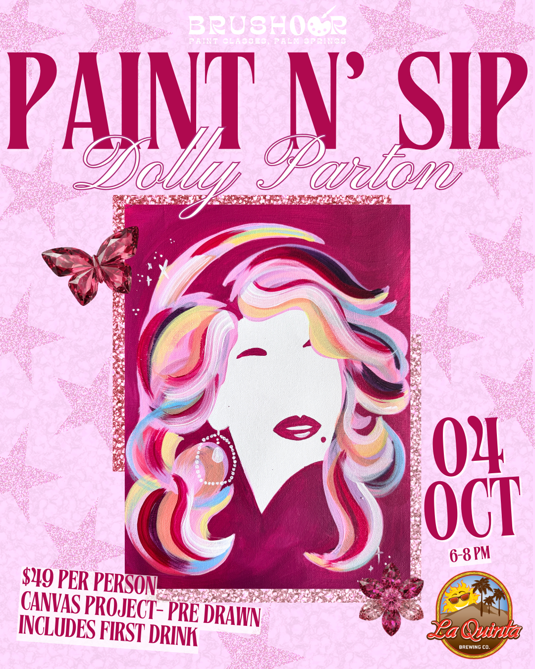 Dolly Parton paint n sip la quinta brew.png