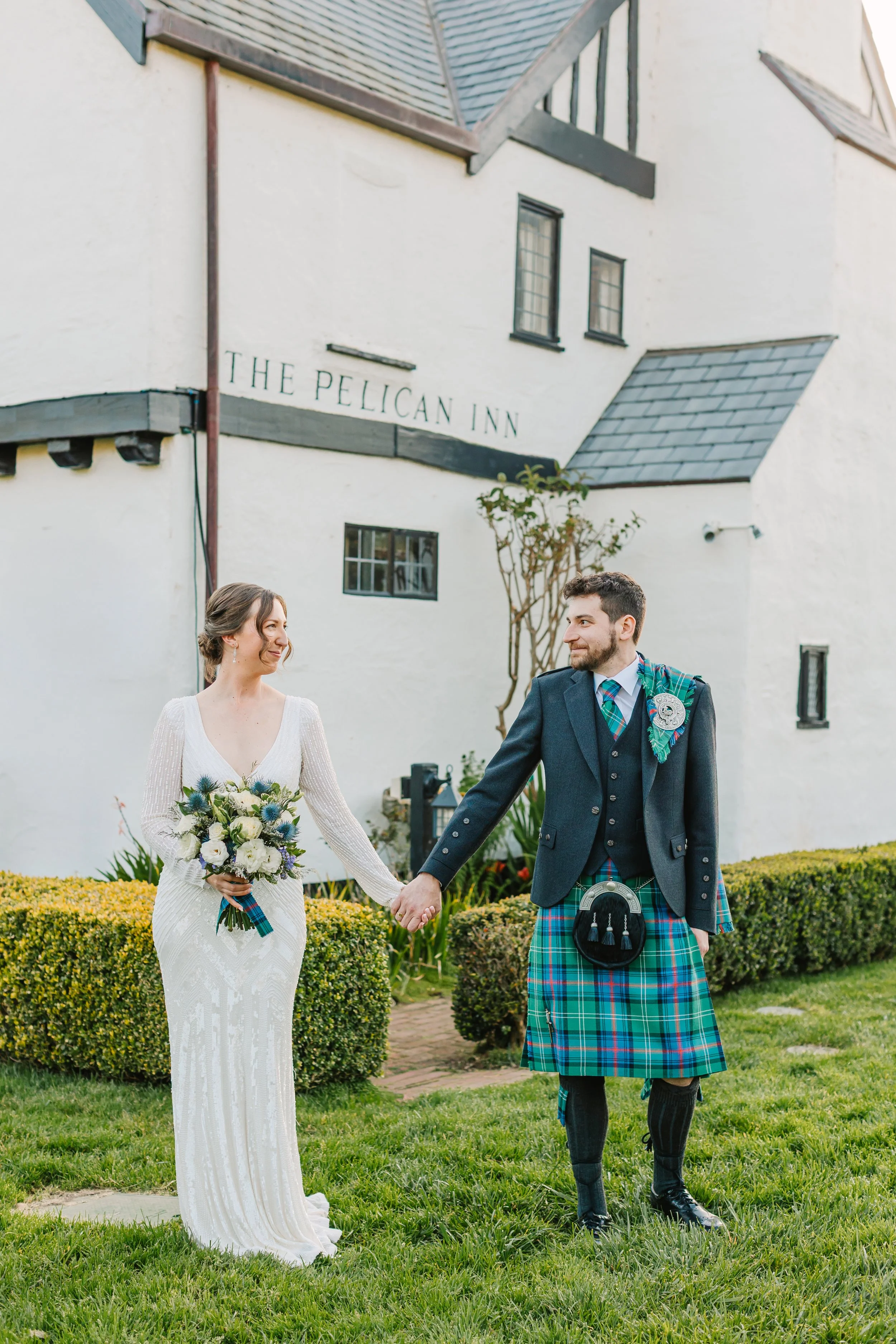 Pelican Inn Wedding | Intimate Scottish-Inspired Celebration in Muir Beach