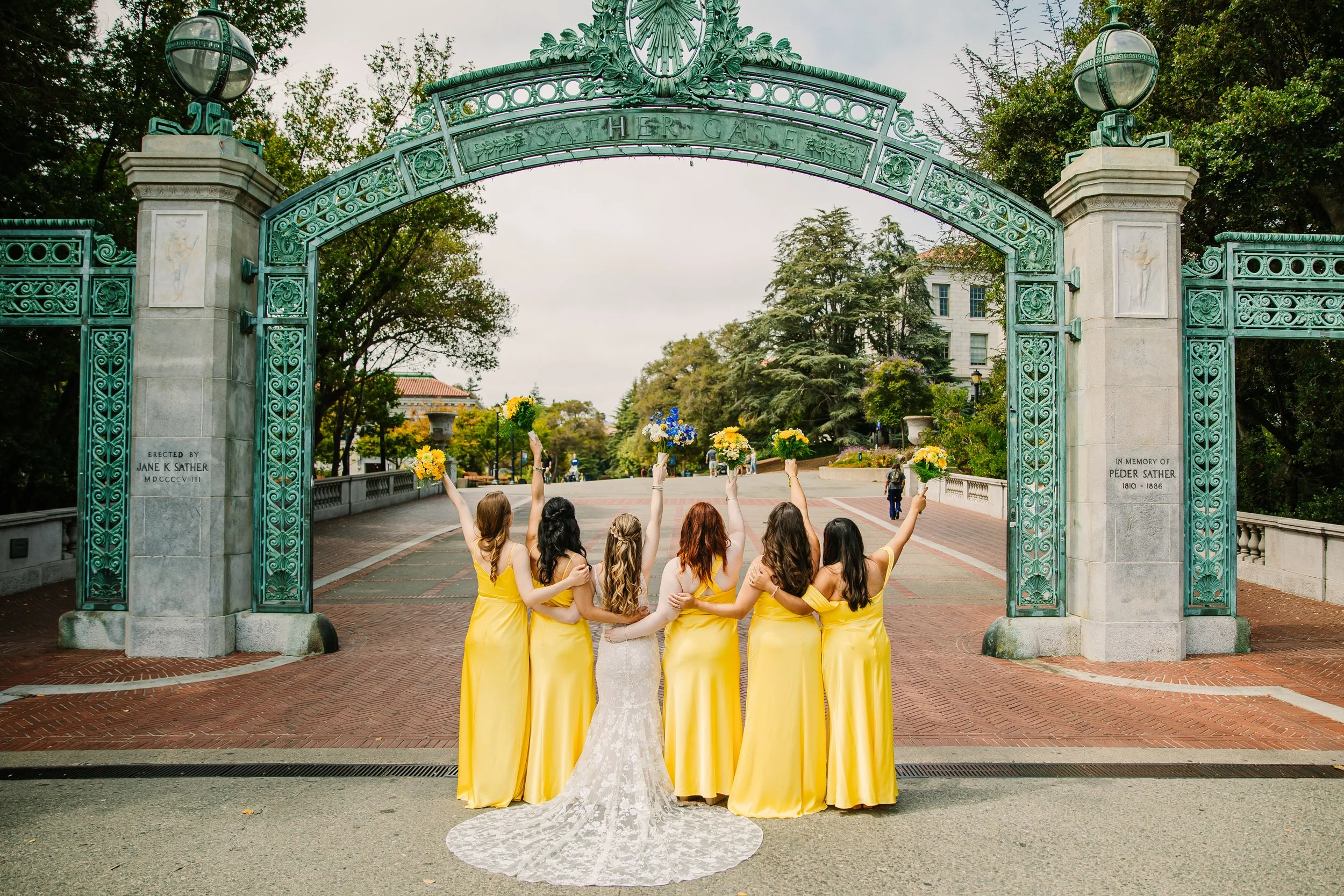 bridesmaids sather gate cal