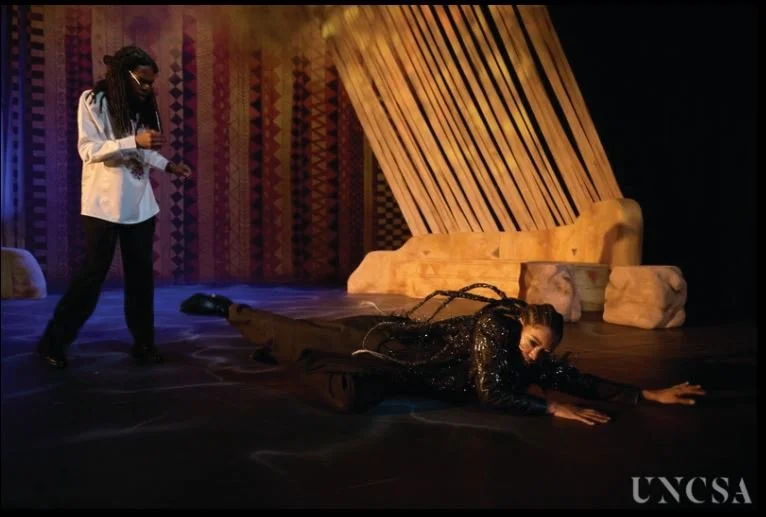 UNCSA's If Pretty Hurts Ugly Must Be A Muhfucka (2023) 
Worked on Texture, paint, sculpting, and drawn out. 
Designed by  Audrey Harms
Paint Charge: Jordan Taylor
Paint Lead: Jasmine Hernandez