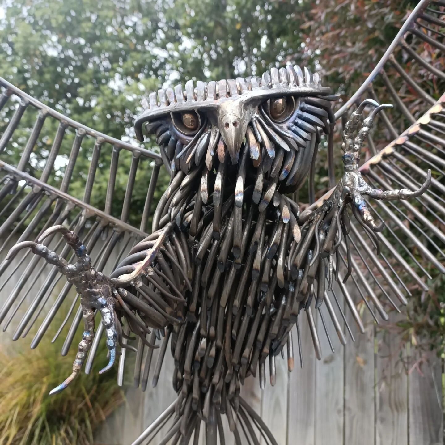 New Owl for 2023, just finishing up the stand for it ,was a pretty cool project this one !