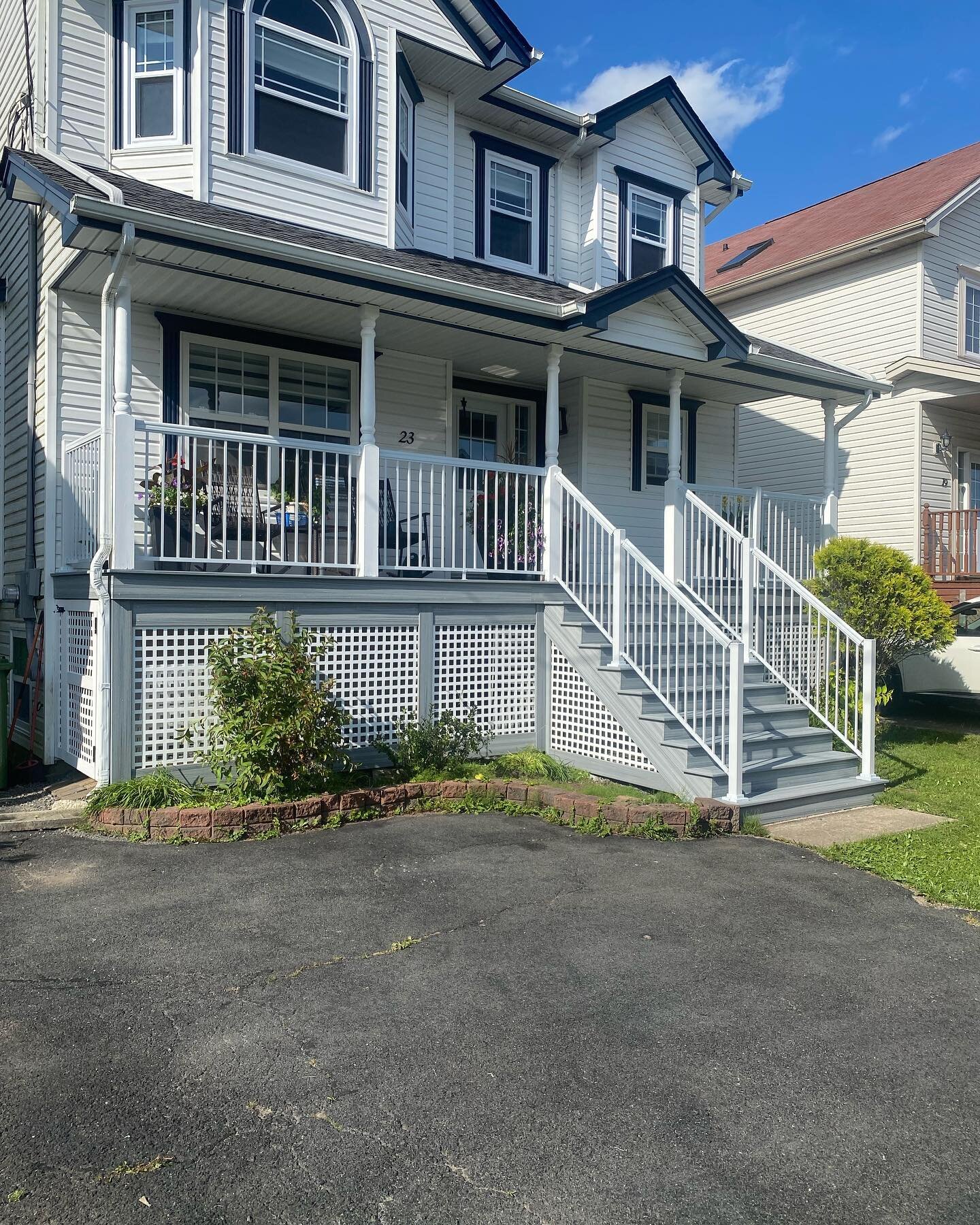 Finished transformation of this composite deck.