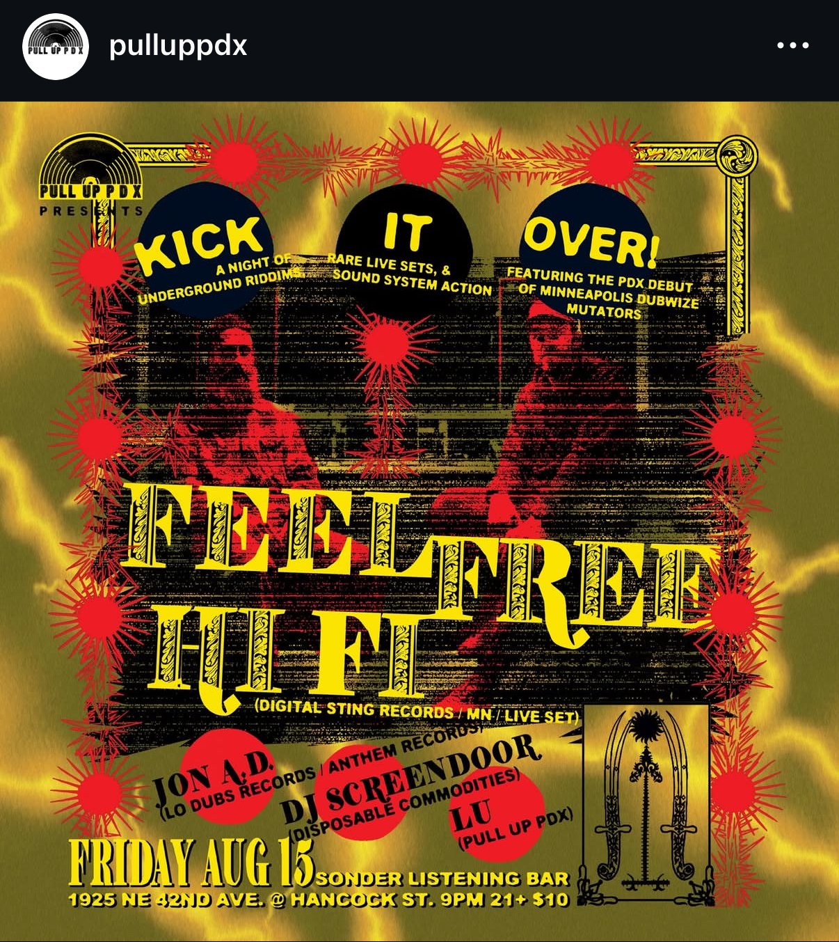 Pull up PDX Presents: Kick it Over!