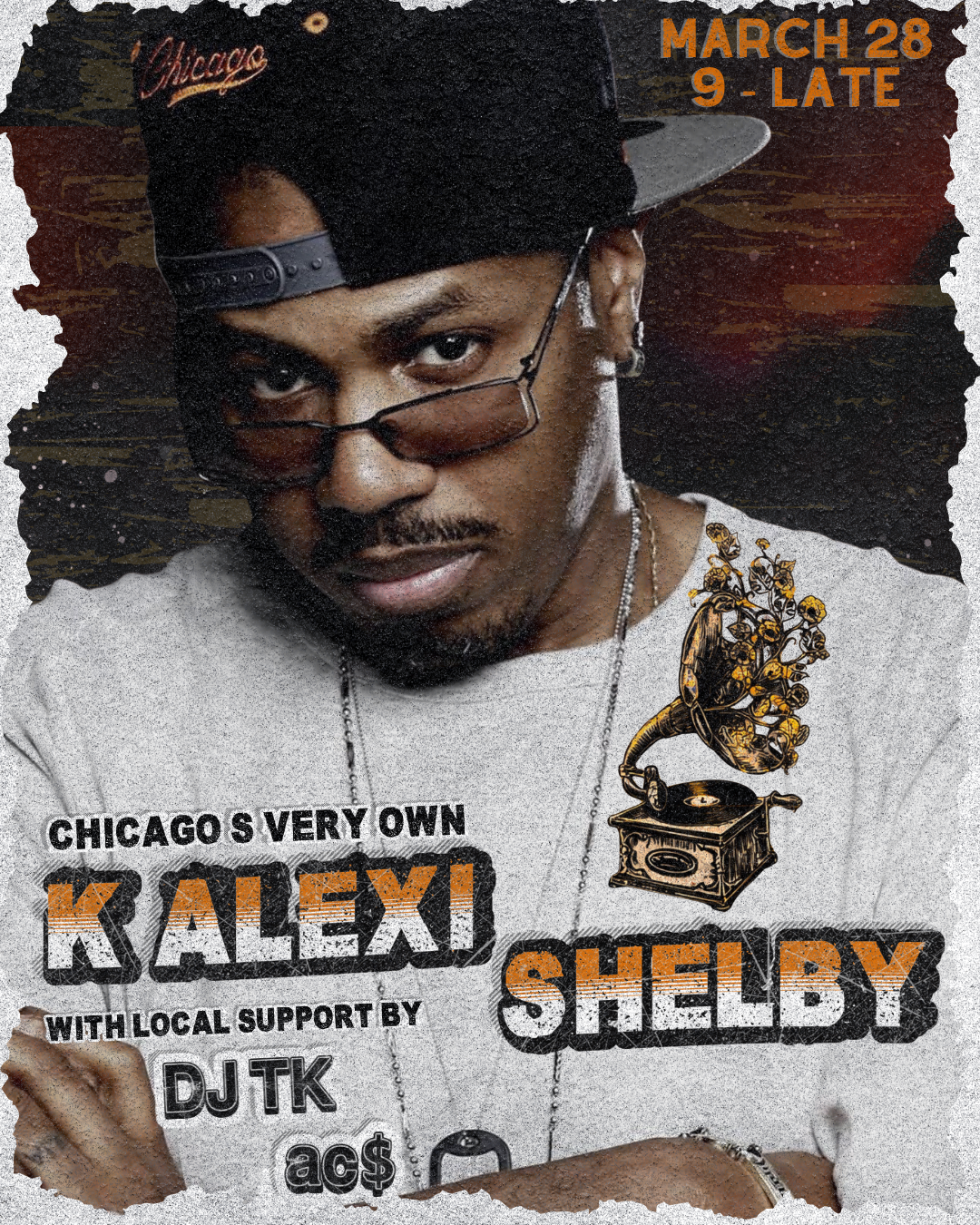 Chicago’s Very Own: K’ Alexi Shelby with local support by ac$ and DJ TK 
