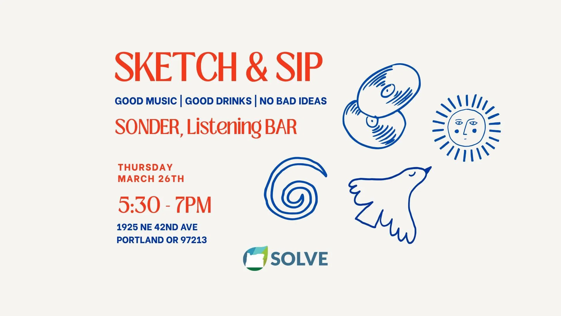 Solve - Sip and Sketch