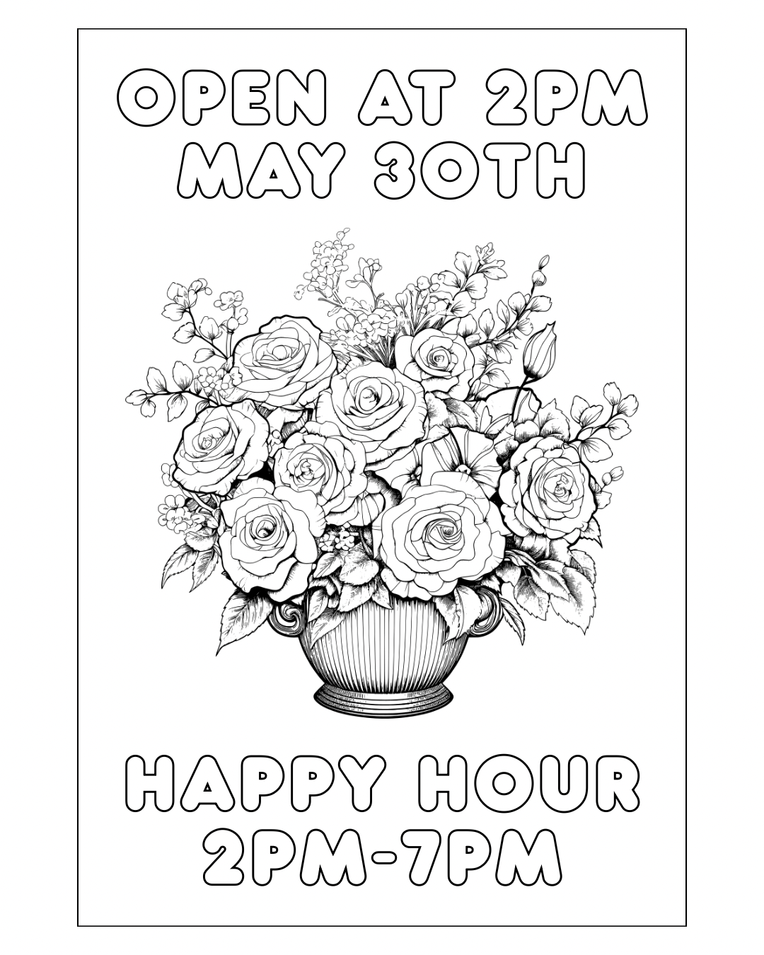 Early Open - Extended Happy Hour