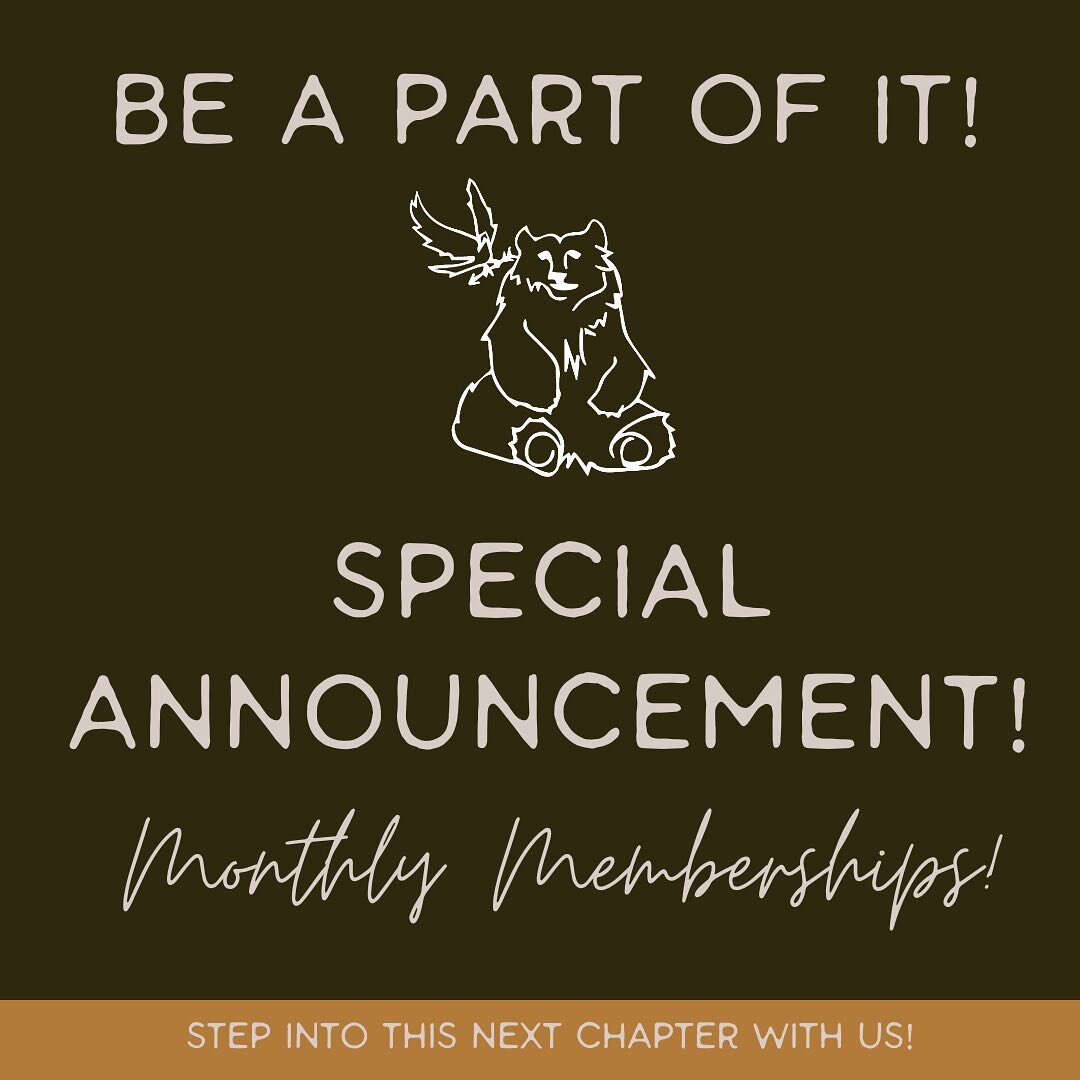 After an absolutely incredible + memorable weekend of celebrating what is and has become the Bird &amp; Bear Collective, we are thrilled to be stepping into this next chapter with an EXCITING announcement! 

The Bird &amp; Bear is now offering 3 mont