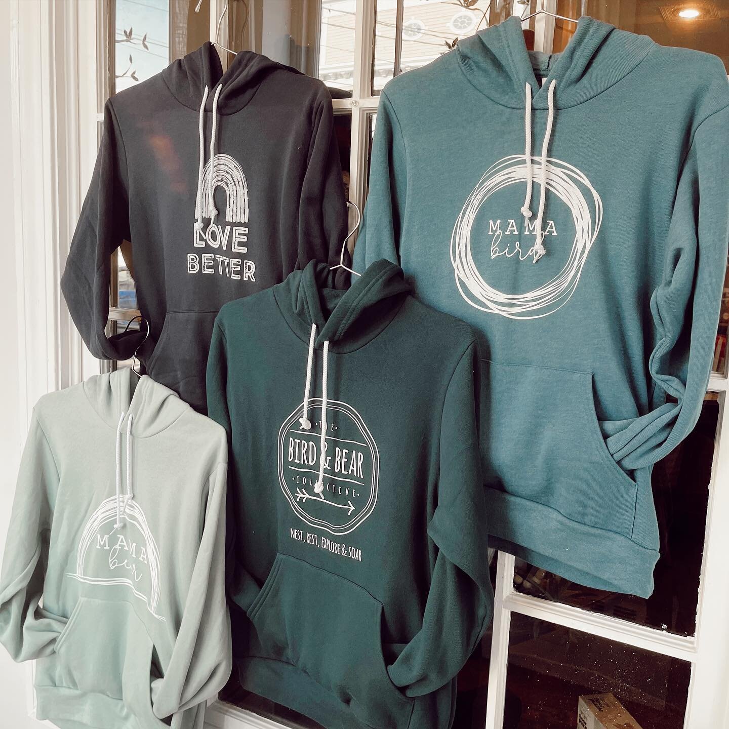 Is there anything better than a new Bird &amp; Bear hoodie on these crisp spring mornings? 

Shop is stocked with all of your favorites ~ in a pallet that is beckoning days at the beach! 

Open 10-2 today + we have some pop-up shop girls running the 