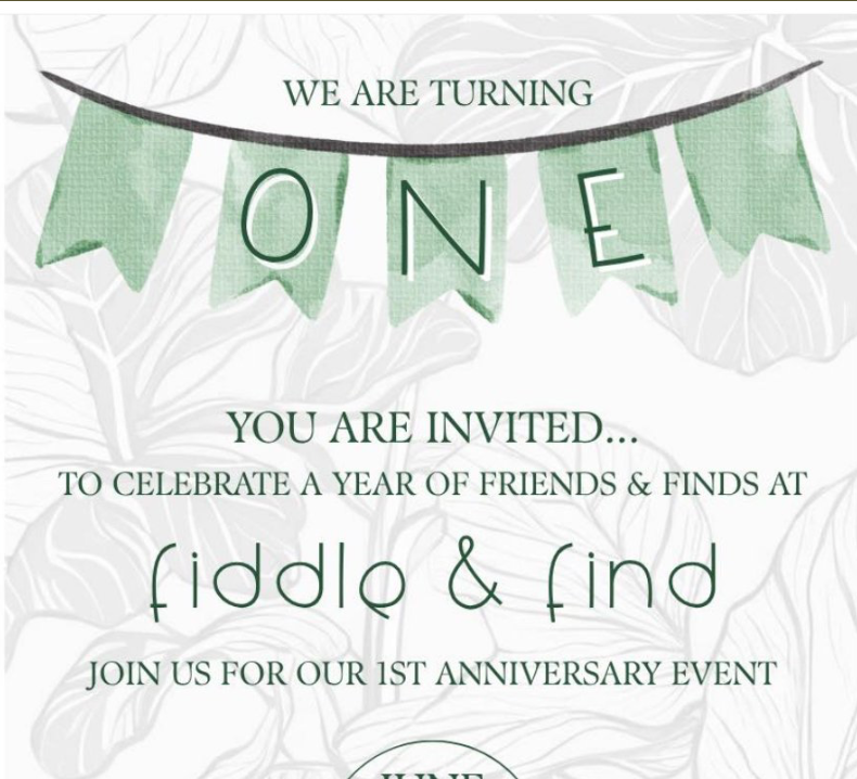 Happy 1st Birthday Fiddle & Find