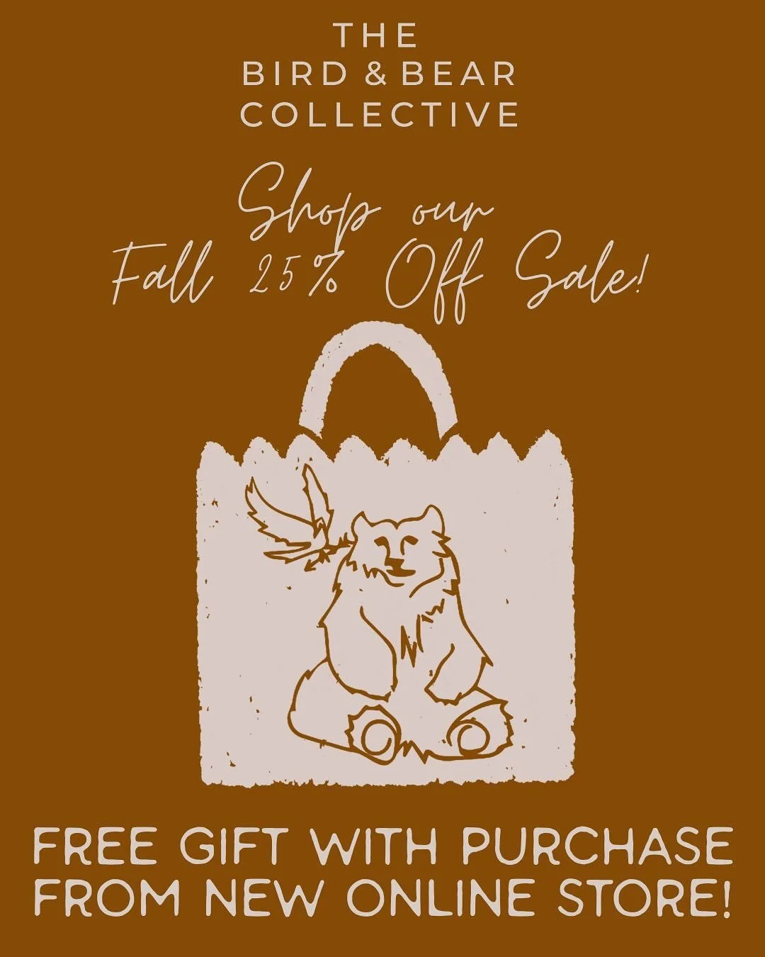 Last week we shared the exciting news about our NEW retail platform + online store &hellip; and today we get to invite you to shop our 25% off Fall Sale!

All online orders purchases this week will receive a SURPRISE FREE GIFT in gratitude for steppi