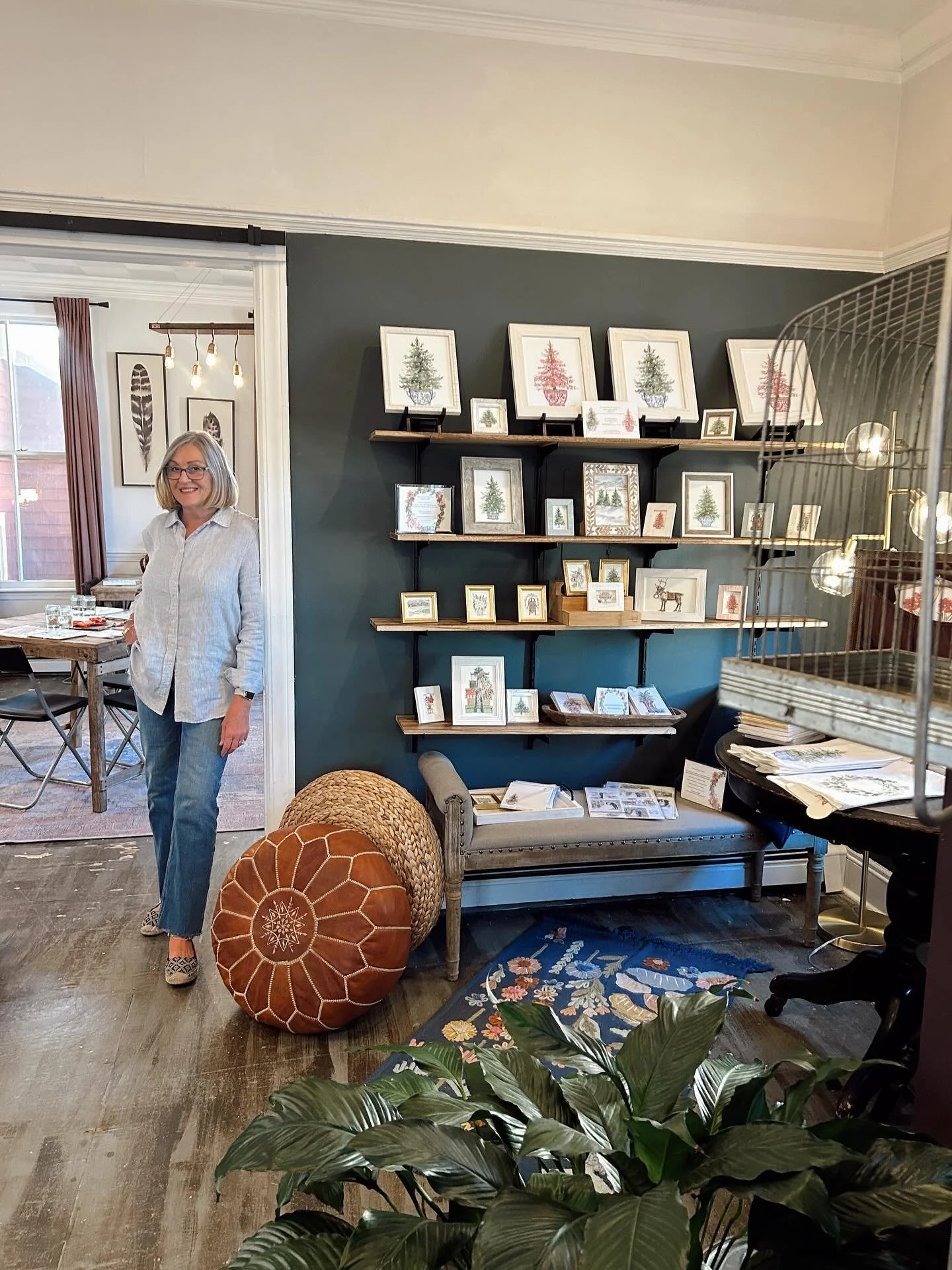 This week we welcome back our friend + local Artist, Trisha Shaw of @pshawillustration .

Come shop her pop-up collection of watercolor prints, cards, accessories and framed original art featuring the sweetest holiday designs. 

She is hosting her ne