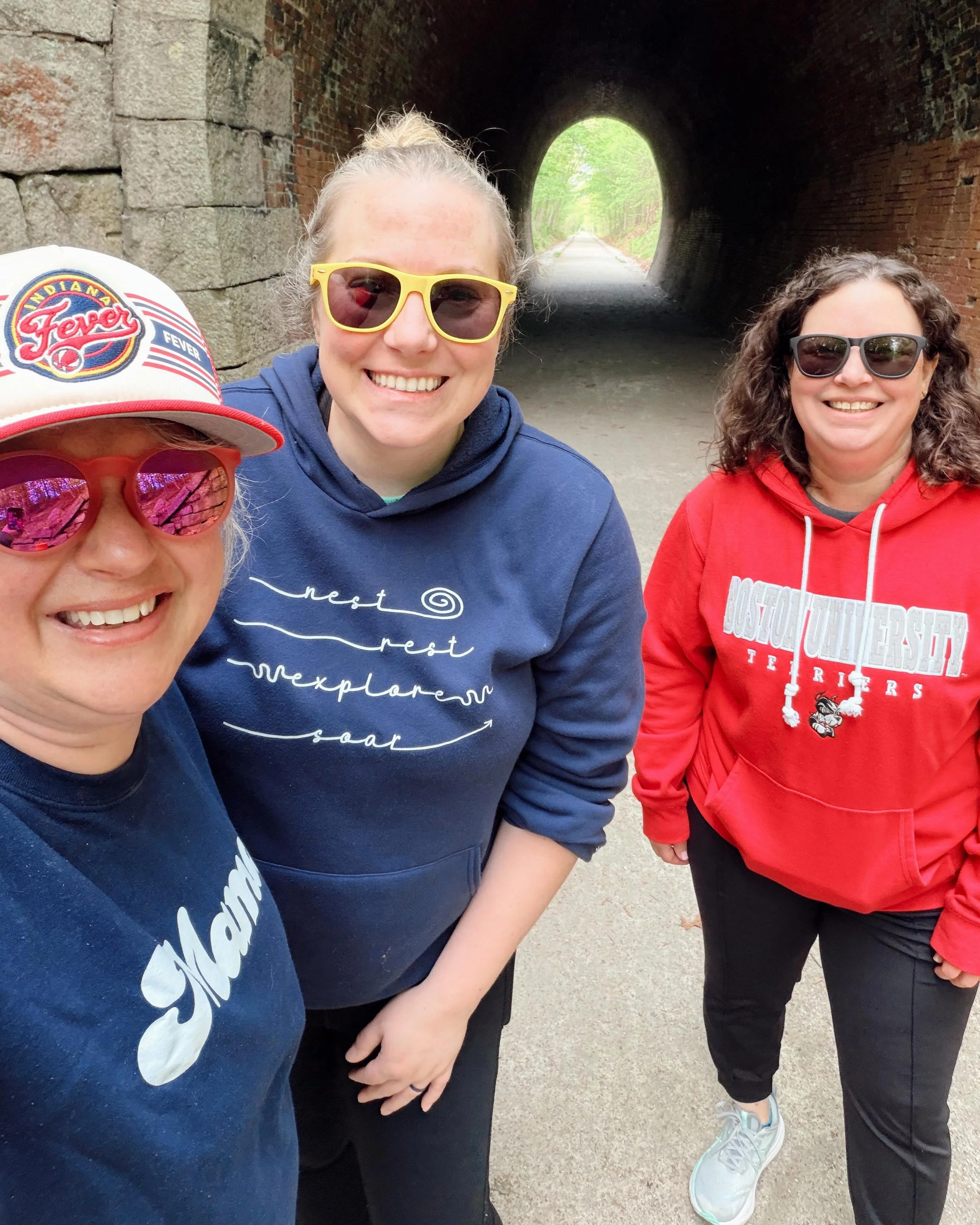 Just a bit of ❤️🤍💙 to remind you that we are open 10-2 today, before a rainy Memorial Day Weekend spent on the sidelines of a soccer tournament on the Cape. 

Stop in and enjoy 20% off our signature Bird &amp; Bear T-Shirts!