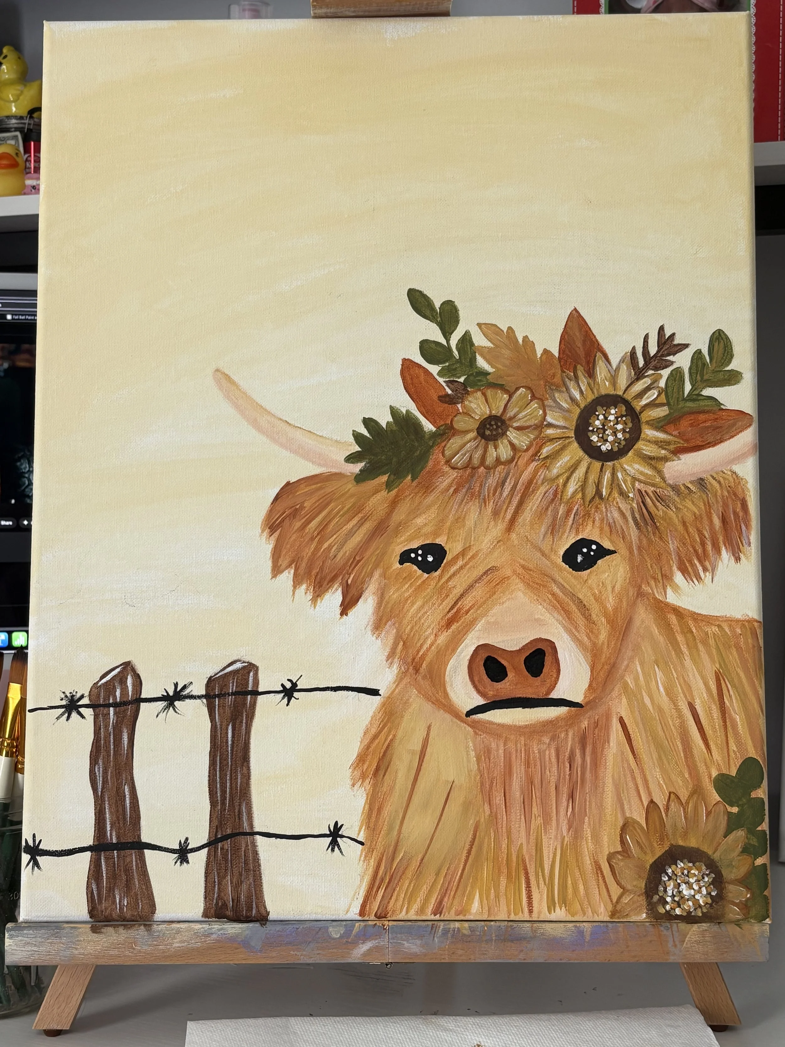 Three Brushes Canvas Paint Workshop