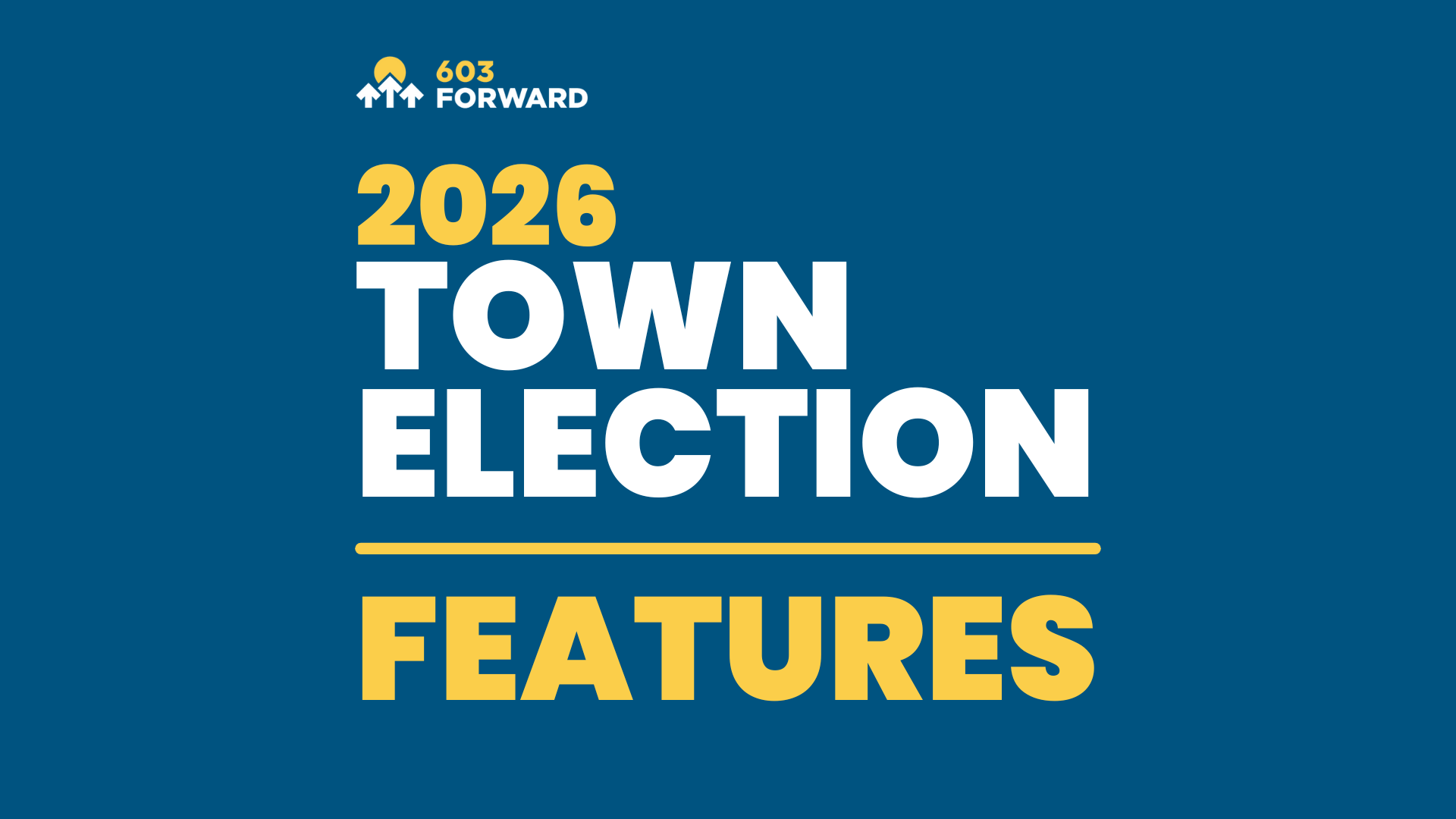 2026 Town Election Features