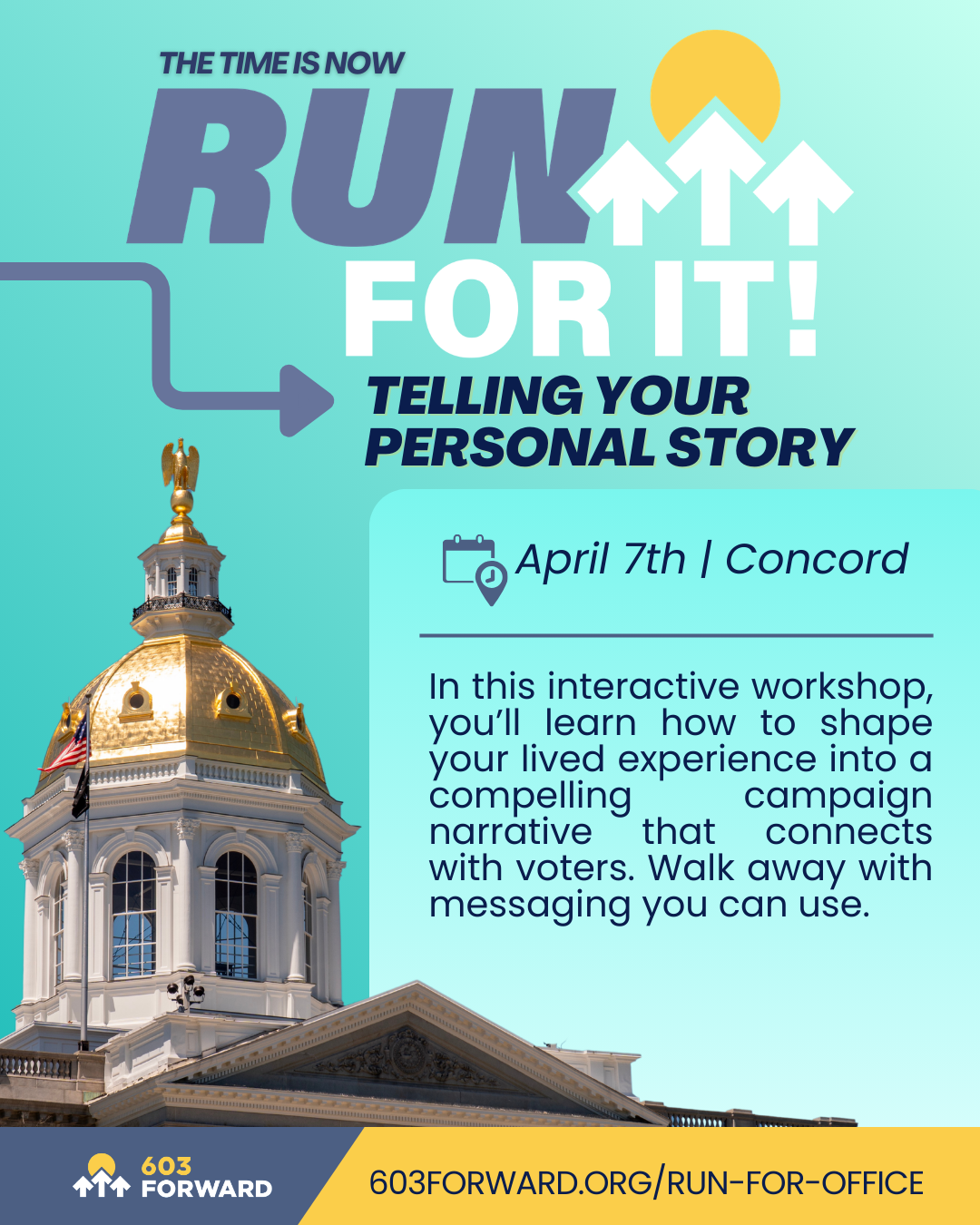 RUN FOR IT: Telling Your Personal Story