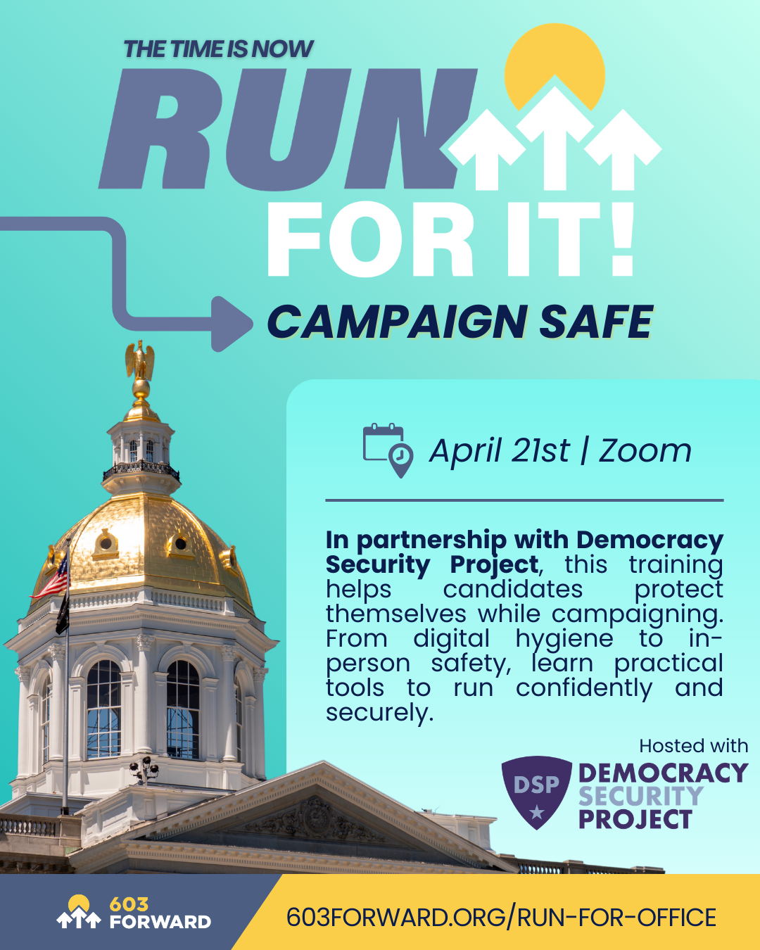 RUN FOR IT: Campaign Safe