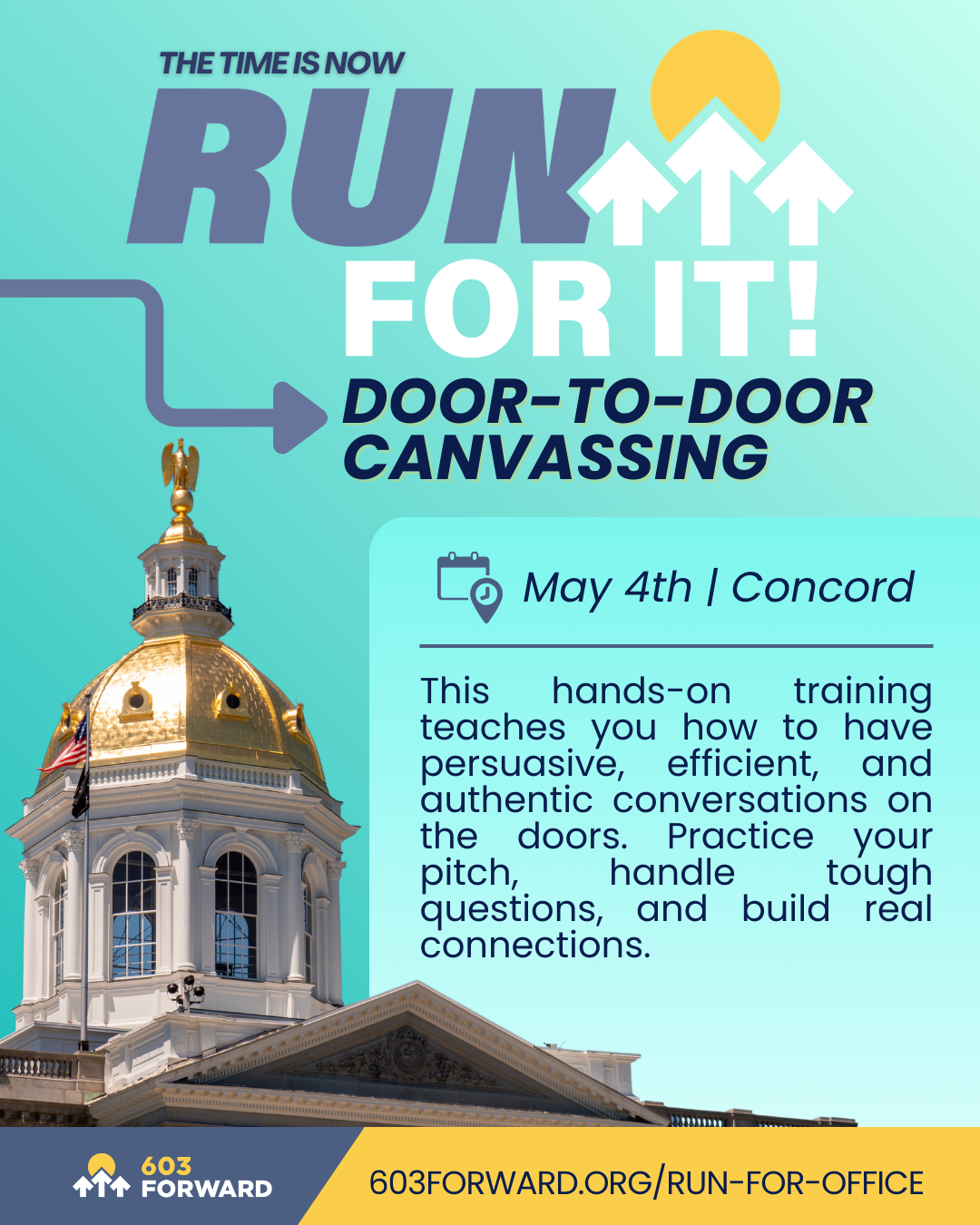 RUN FOR IT: Door-to-Door Canvassing