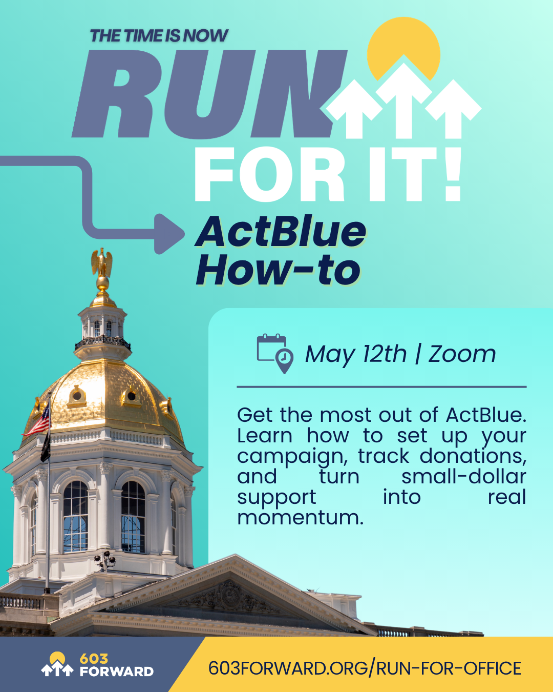 RUN FOR IT with ActBlue