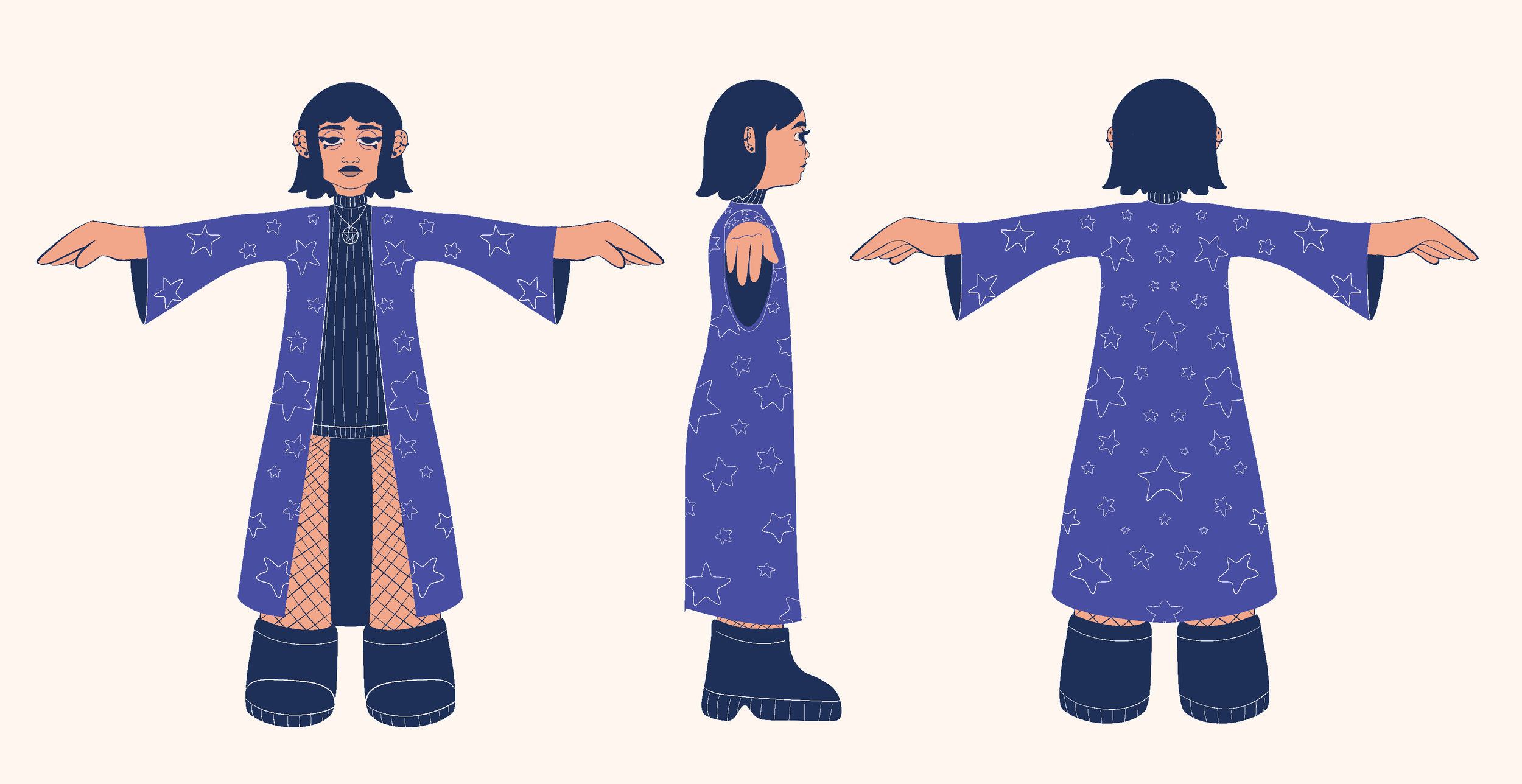 initial character design