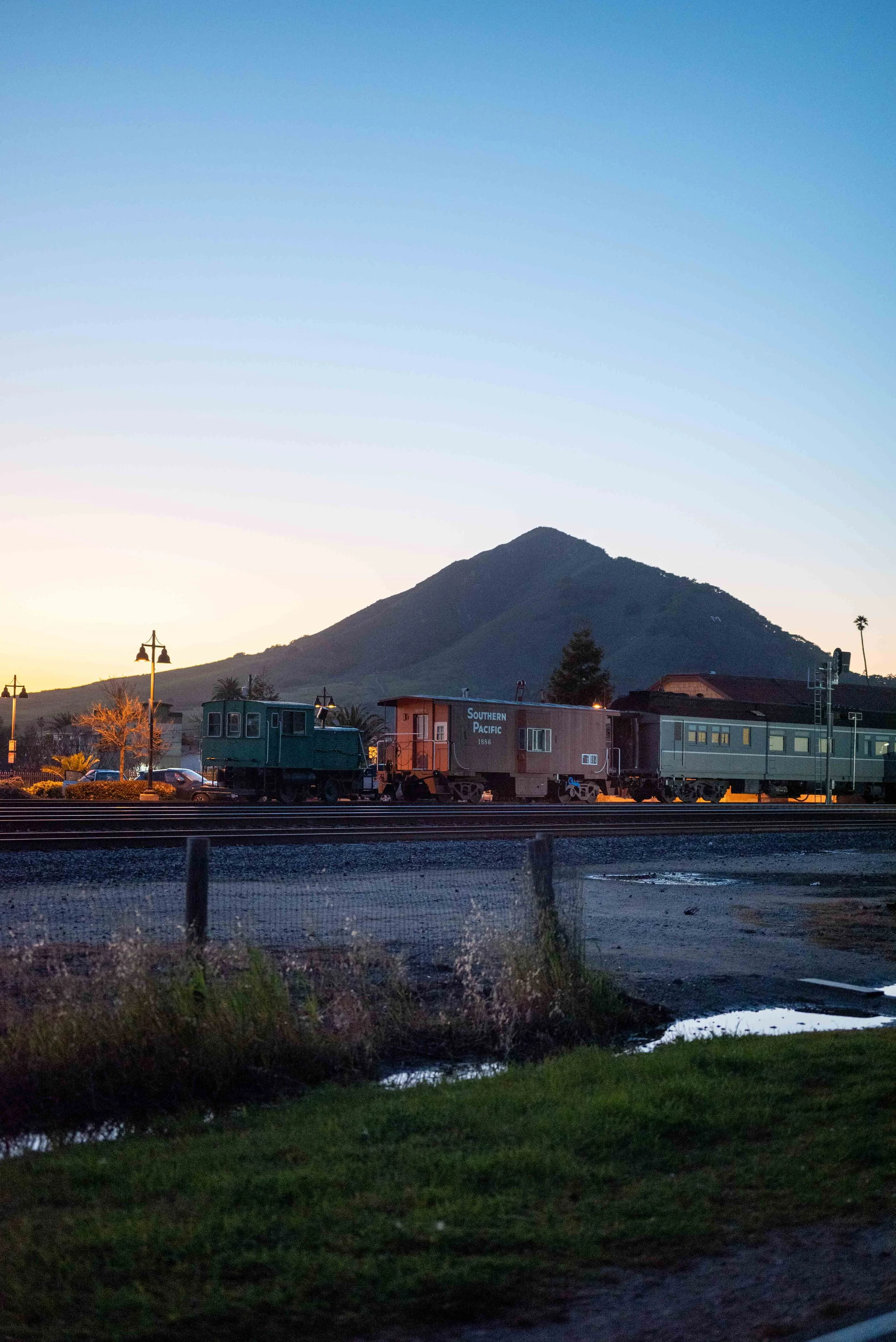 Trainy-Day Sunset
-Ian