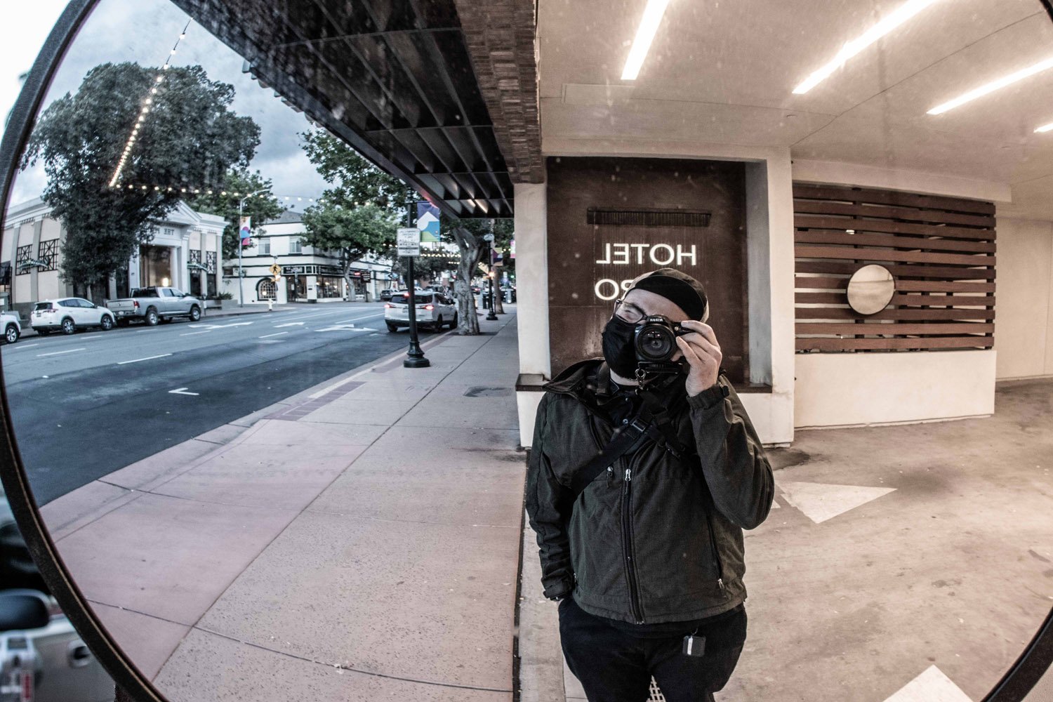 Bubble Mirror Self Portrait
-Ian