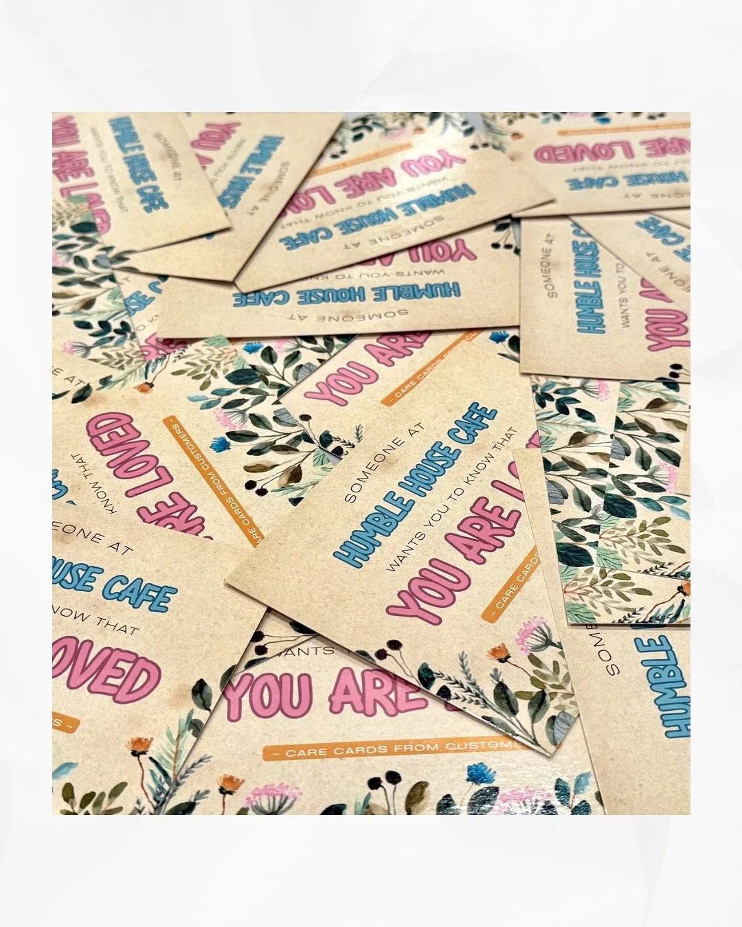 Our first batch of care cards are going out in the mail! If you haven&rsquo;t seen these yet in our back hallway, check it out next time you are in! 

Customers can grab a postcard and write an uplifting note to a family staying at the Ronald McDonal