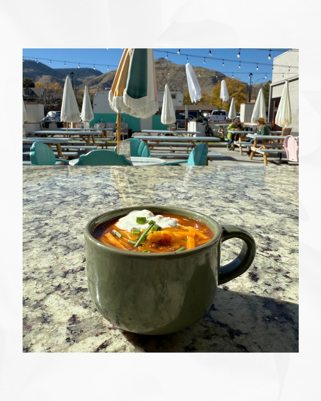 It&rsquo;s officially chili season! Come cozy up to a cup or bowl of Kathy&rsquo;s award winning recipe! 

#chiliseason #soupseason #fallincolorado #chili #humblehouse #humblehousecafe #goldencolorado #coffeeshop #cafe