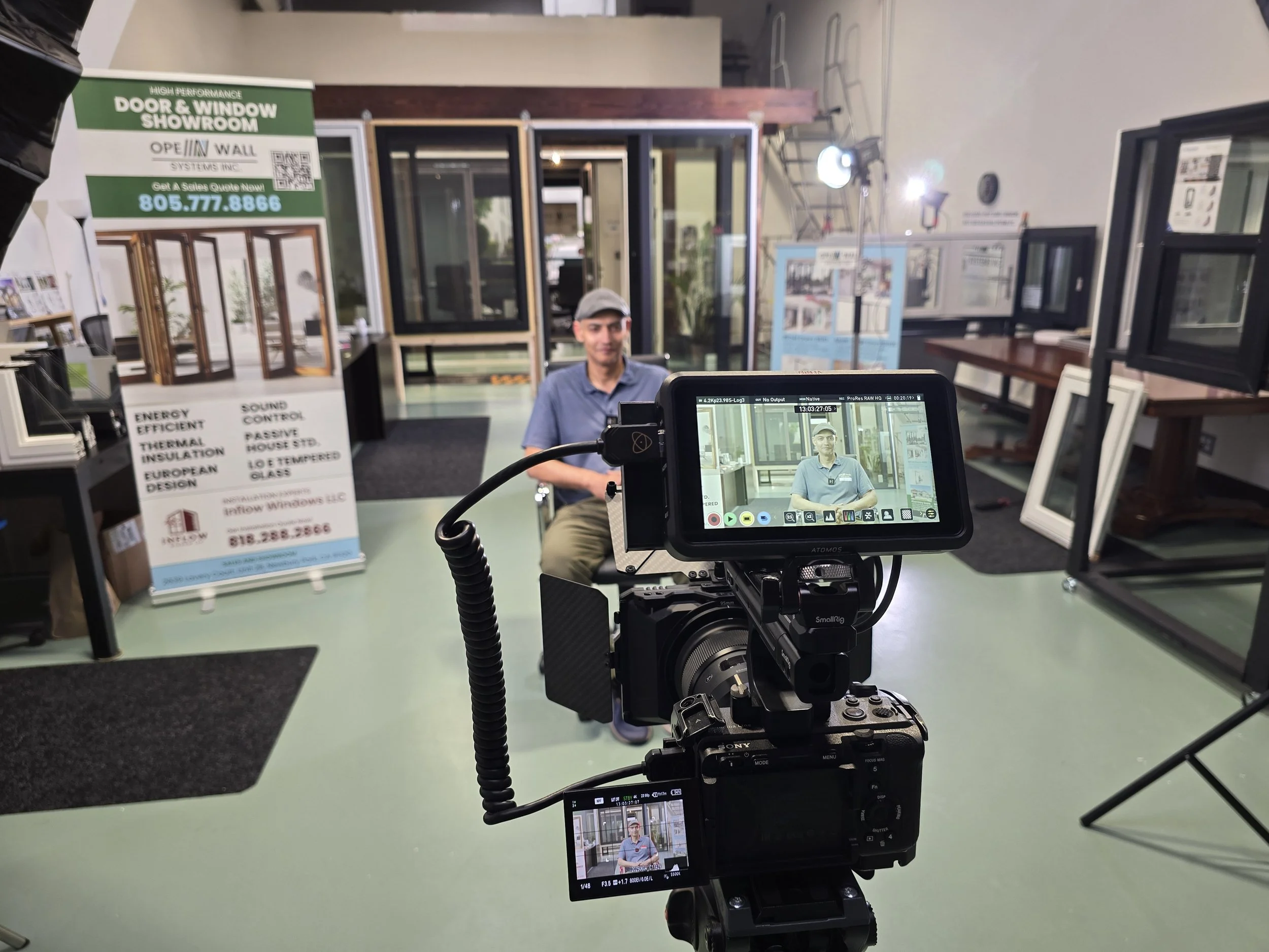 Behind the scenes production by Arm & Camera